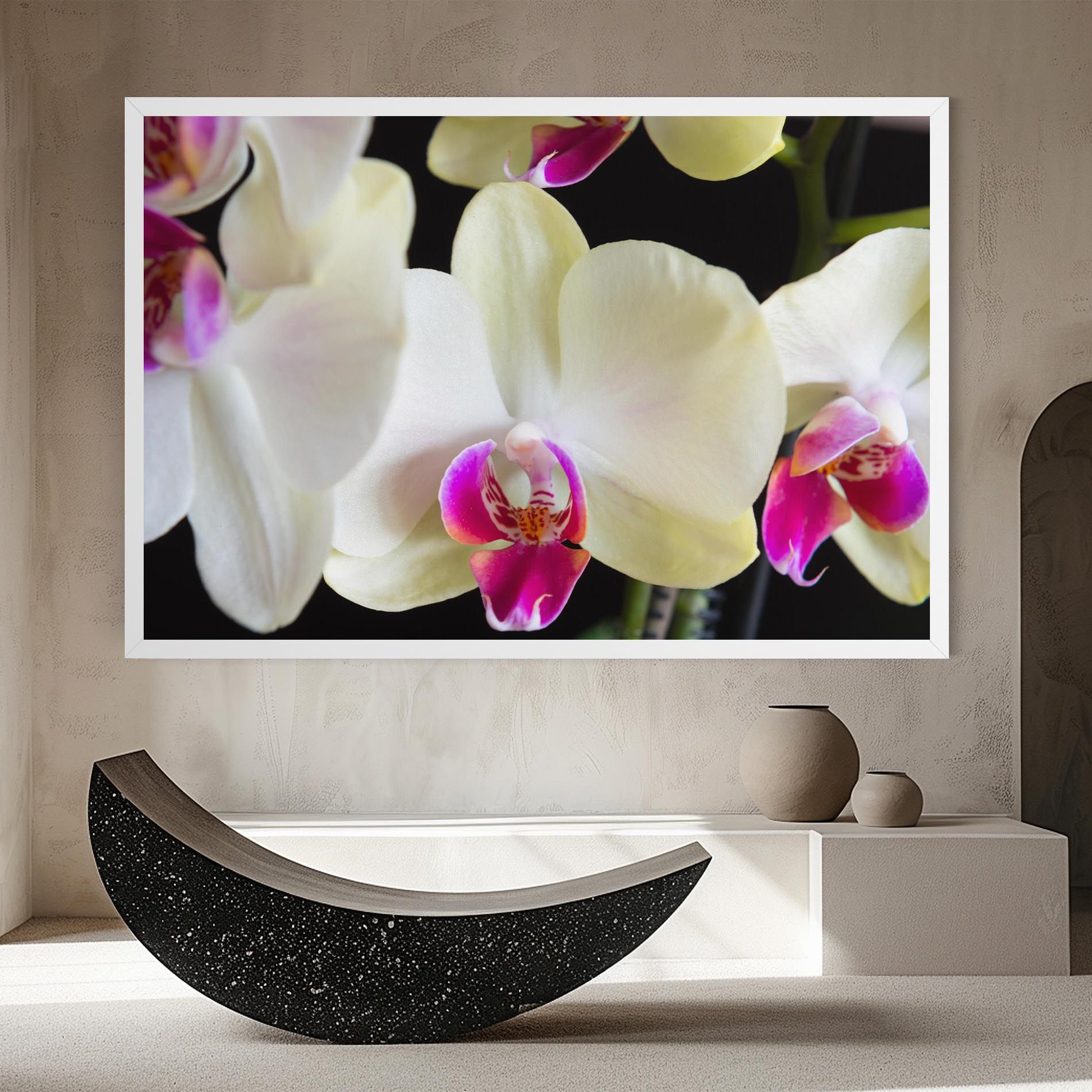 Cream Purple Orchids mockup 8