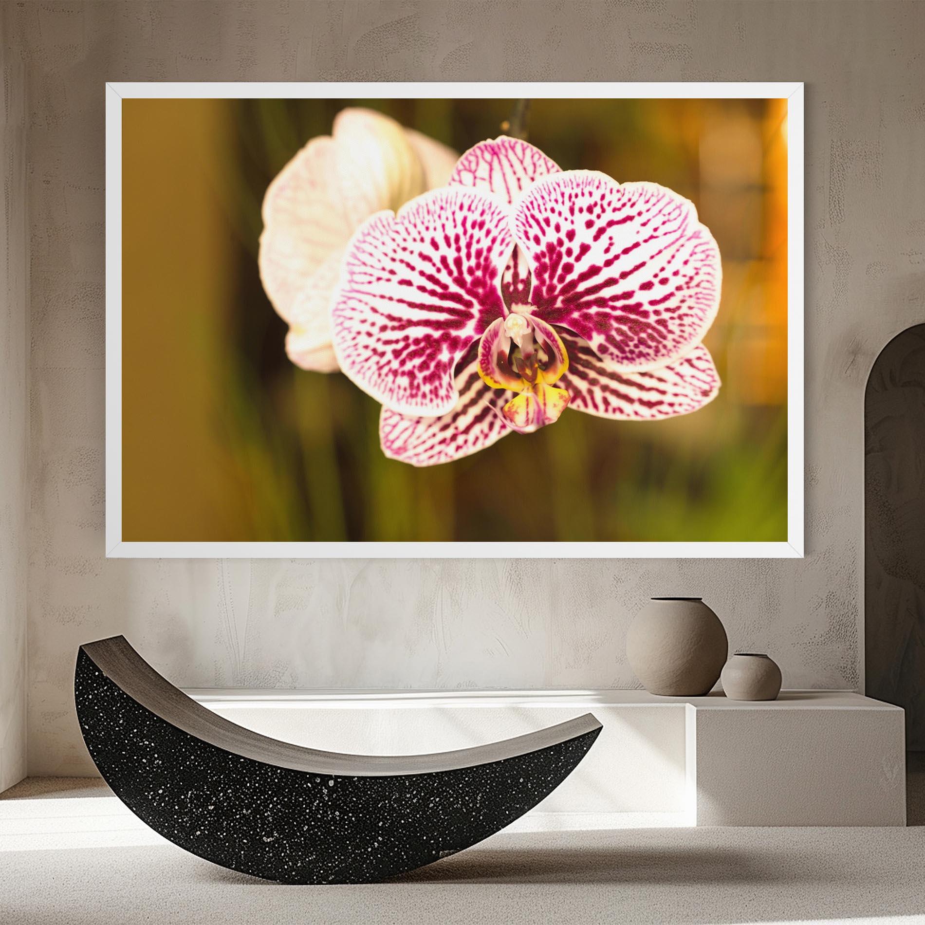Leinwandbild Garden Orchids mockup 8