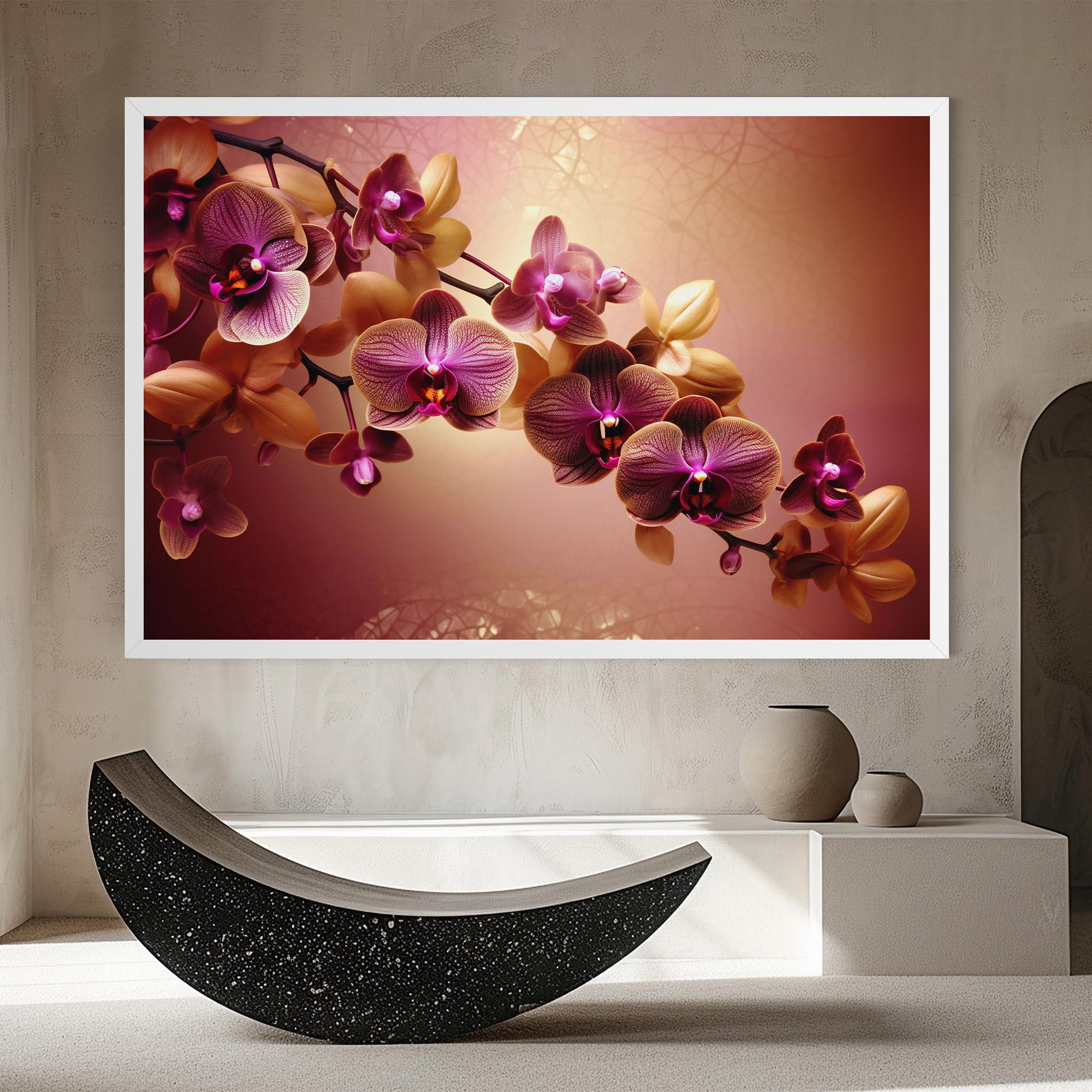 Leinwandbild Purple Cream Orchid mockup 8