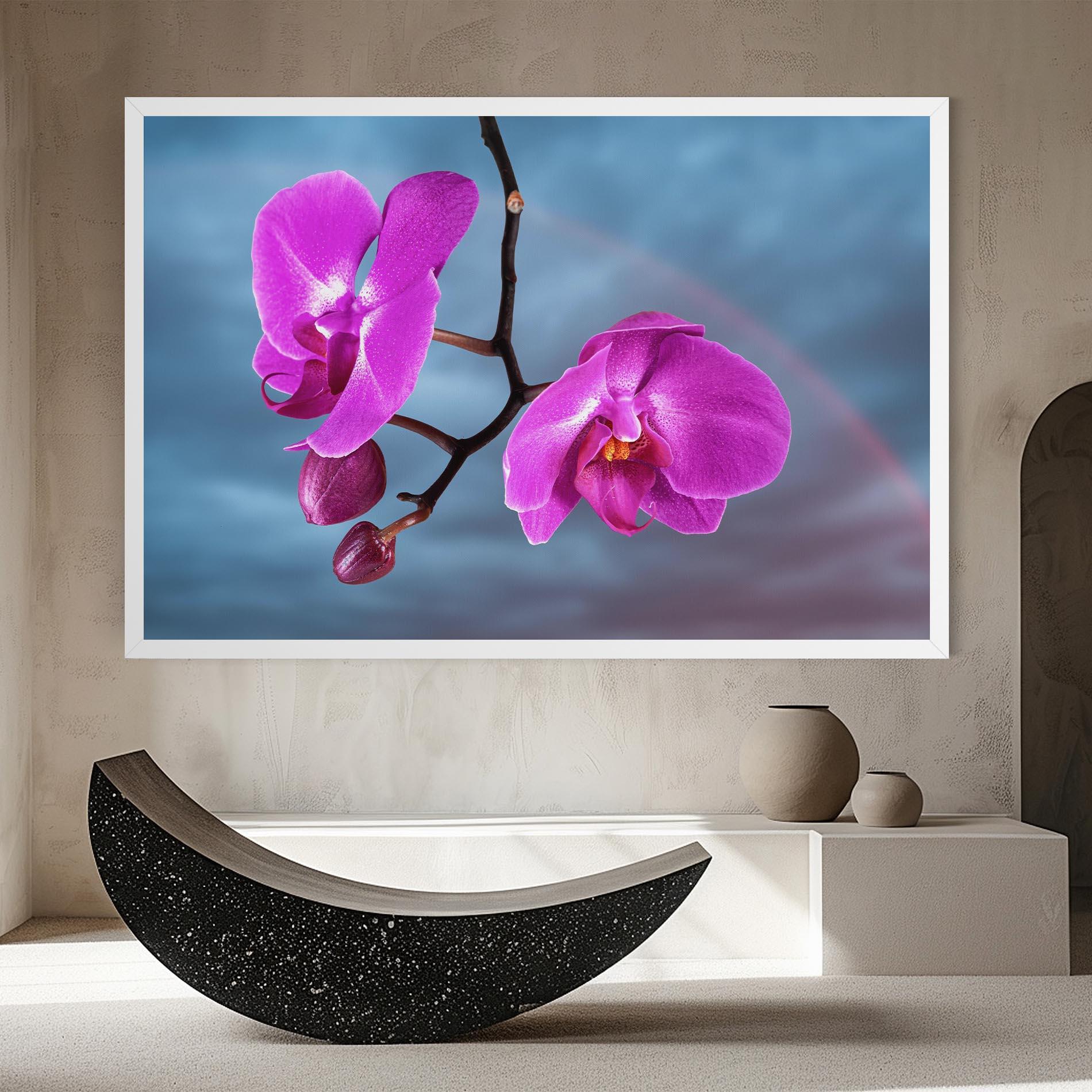 Leinwandbild Sky Purple Orchid mockup 8