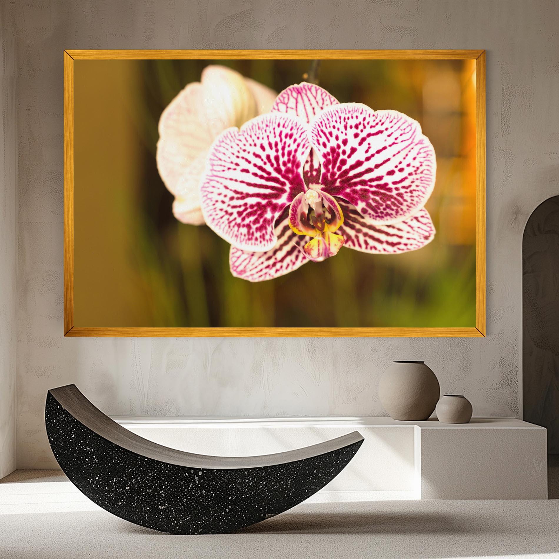 Leinwandbild Garden Orchids mockup 8