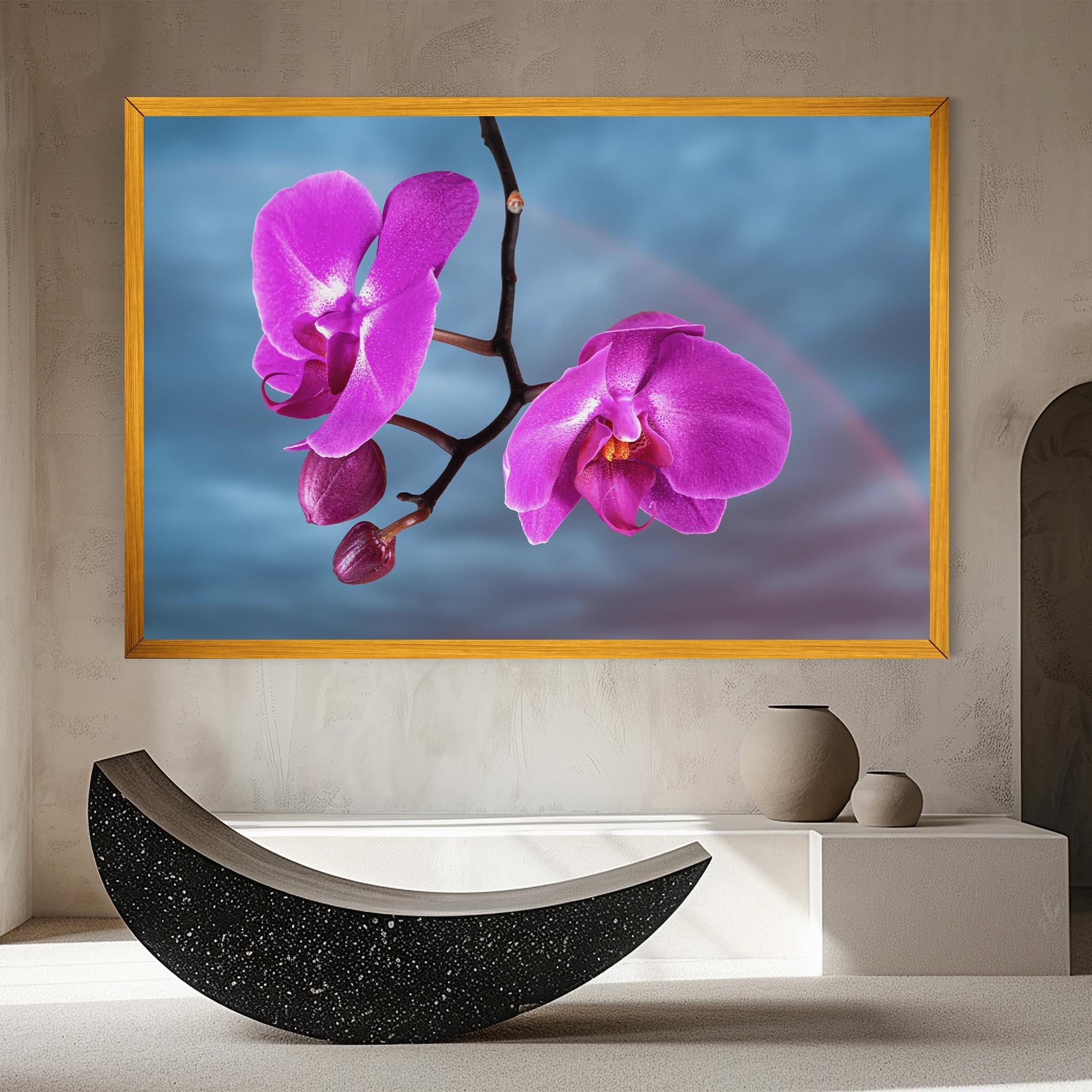 Leinwandbild Sky Purple Orchid mockup 8