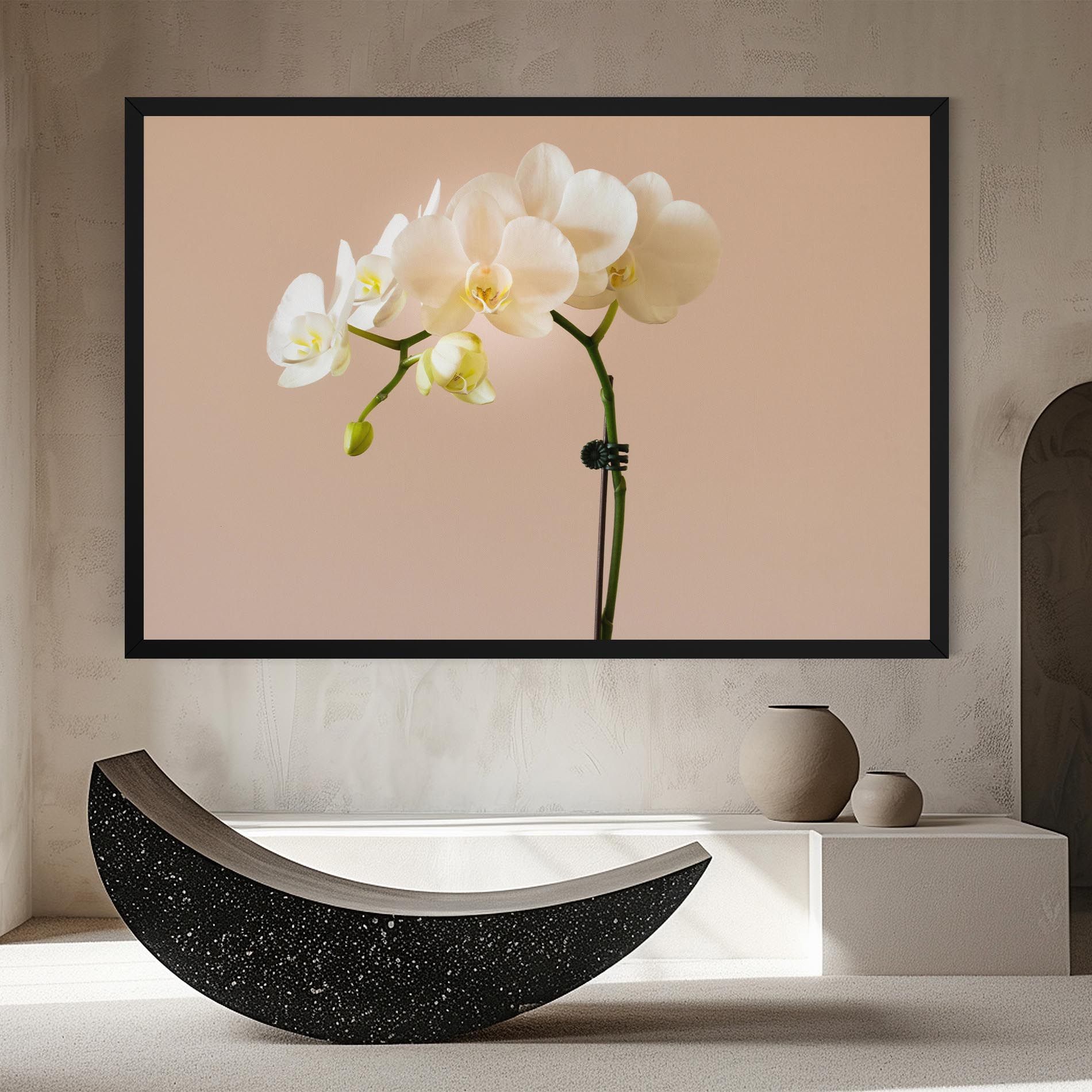Cream Orchid On Pink mockup 8