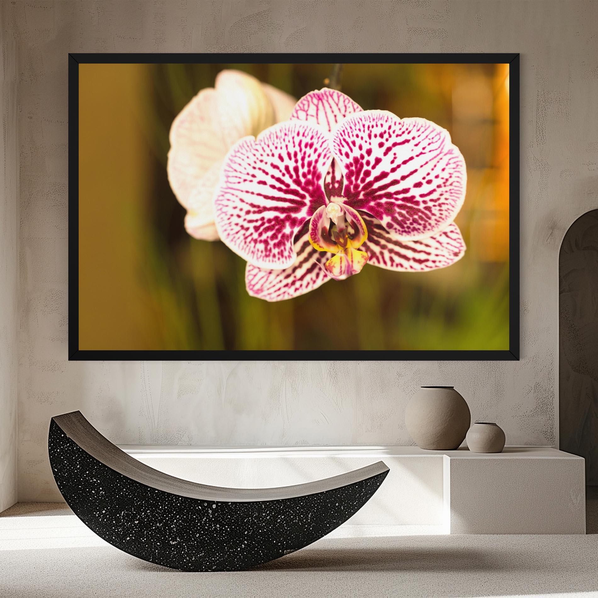 Leinwandbild Garden Orchids mockup 8