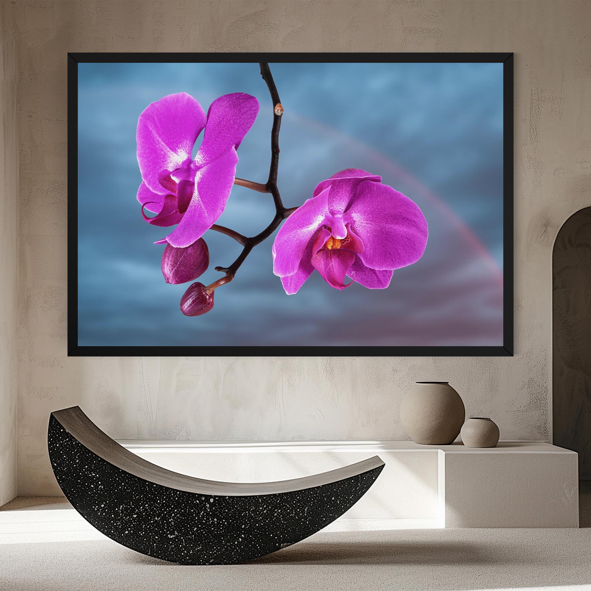 Leinwandbild Sky Purple Orchid mockup 8