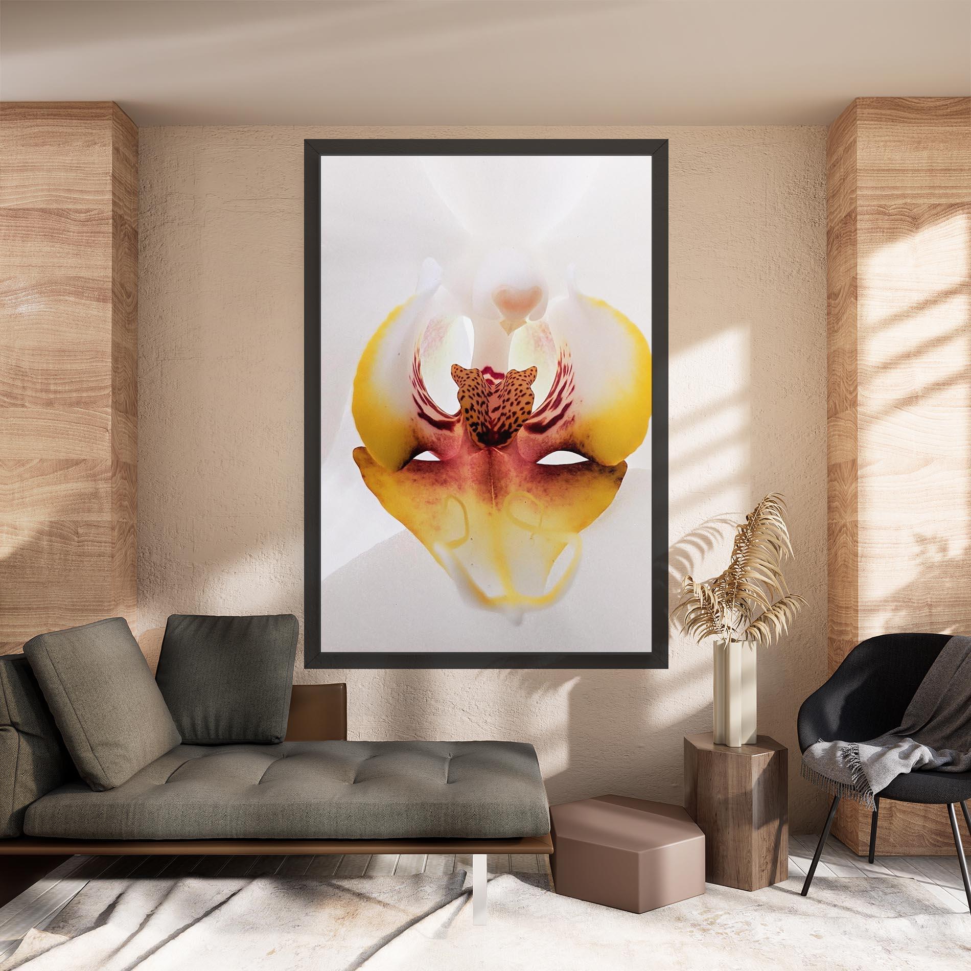 Leinwandbild Orchid Close Up mockup 8