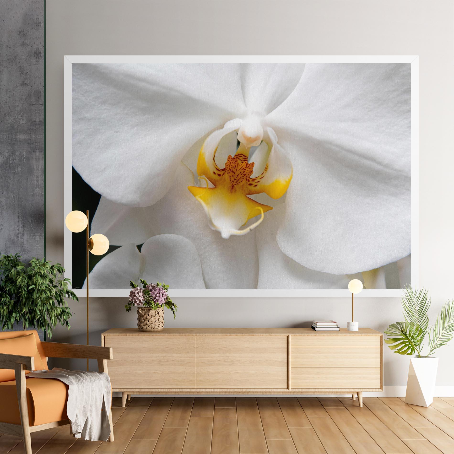 Leinwandbild Big Orchid Close Up mockup 9