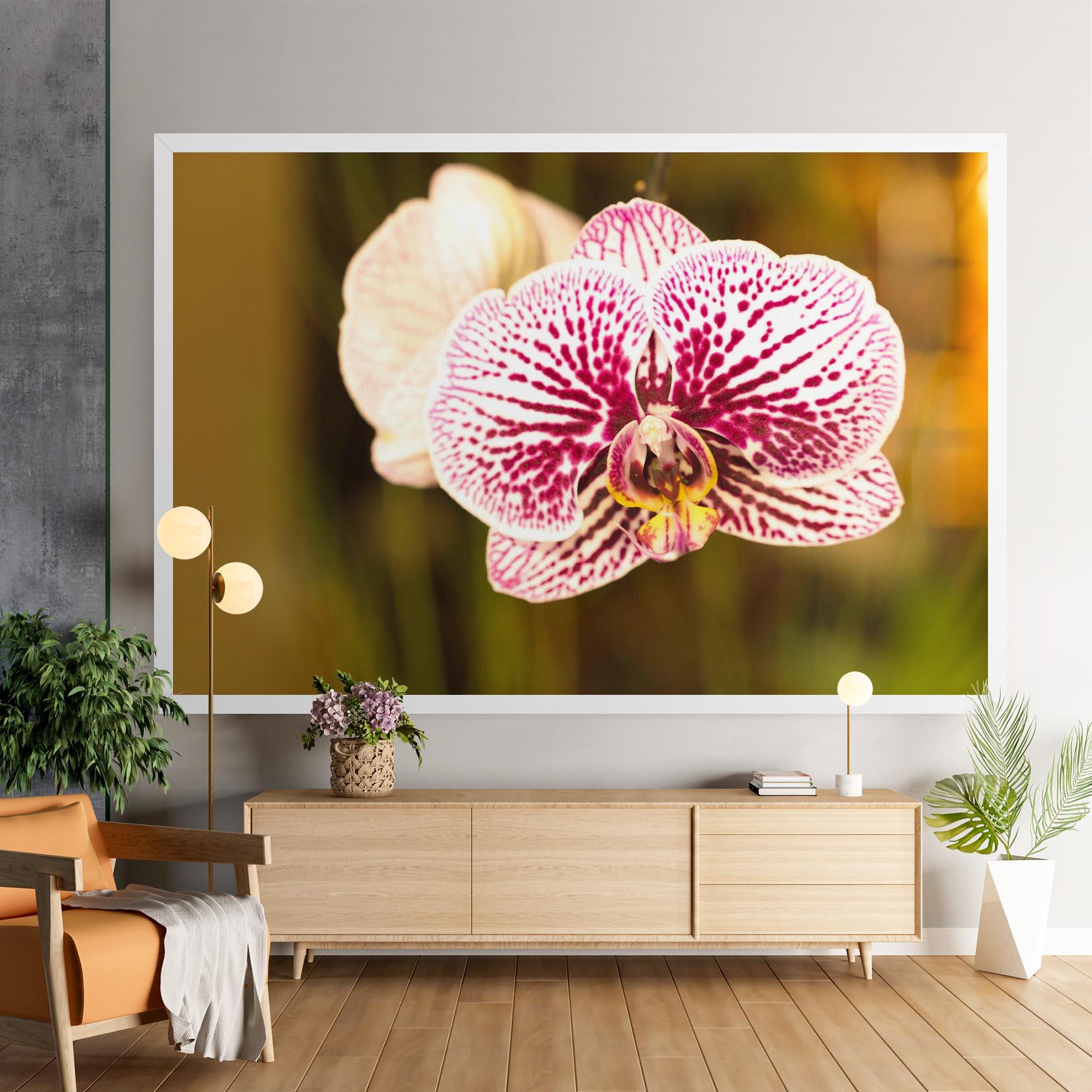 Leinwandbild Garden Orchids mockup 9