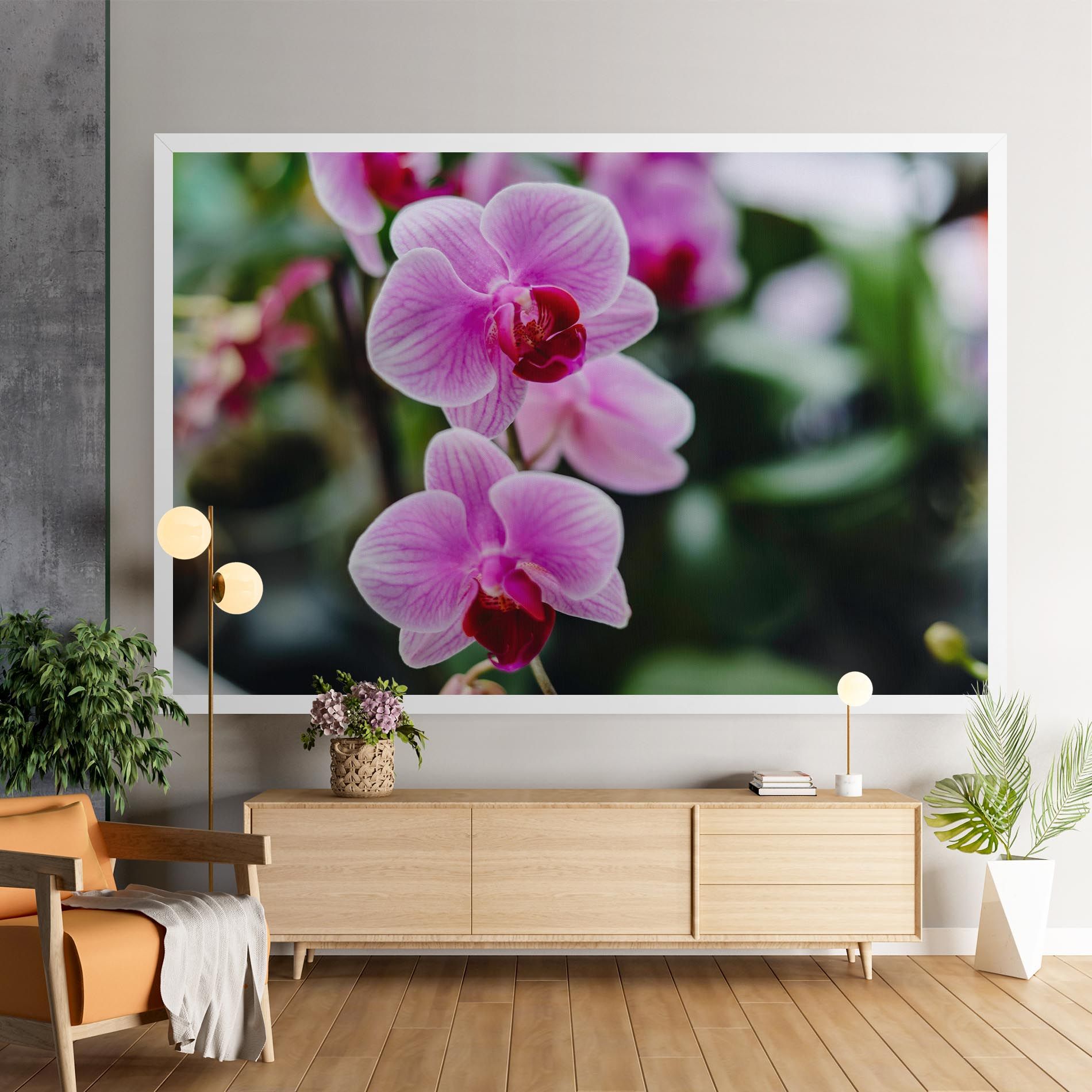 Garden Purple Orchids mockup 9