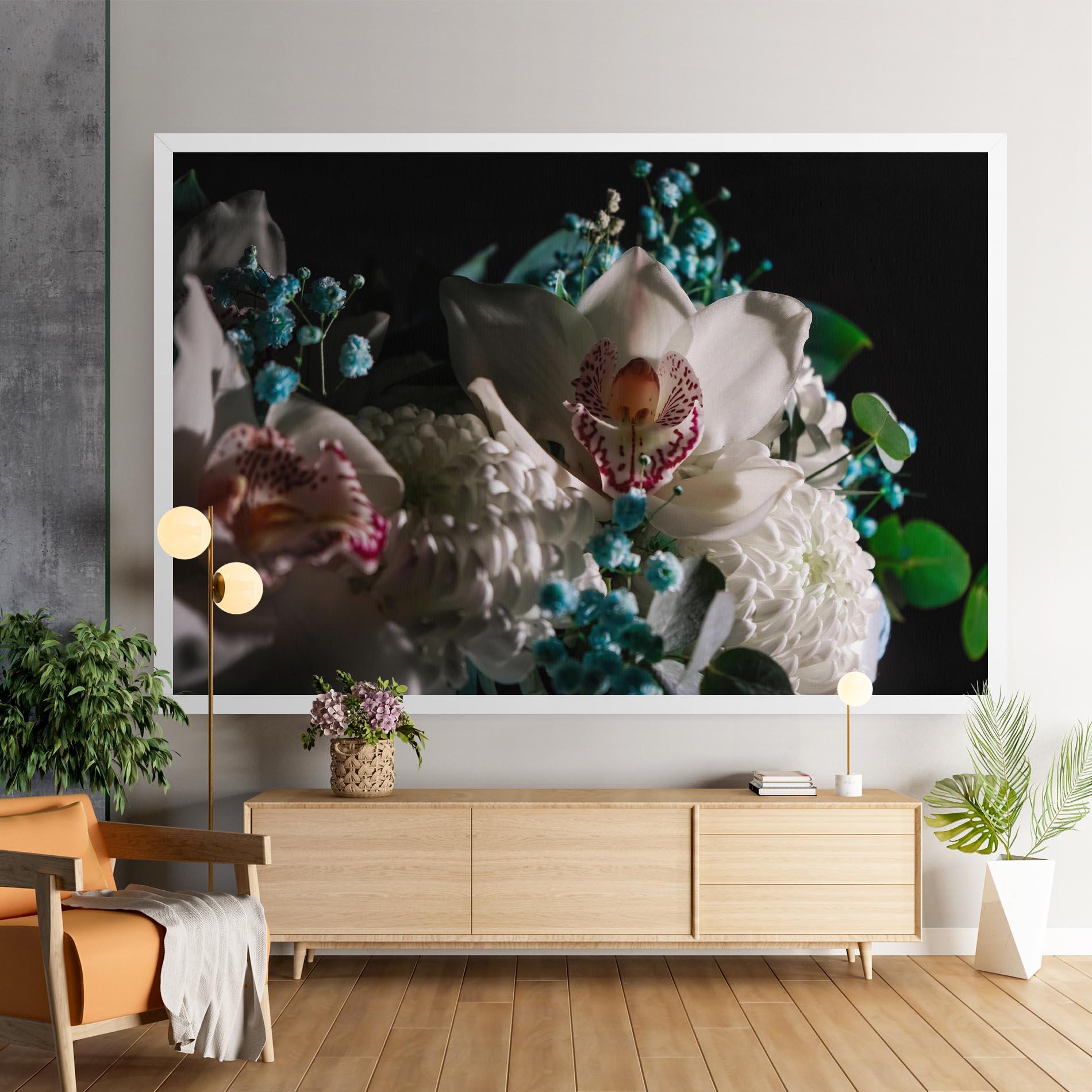 Leinwandbild Orchids mockup 9