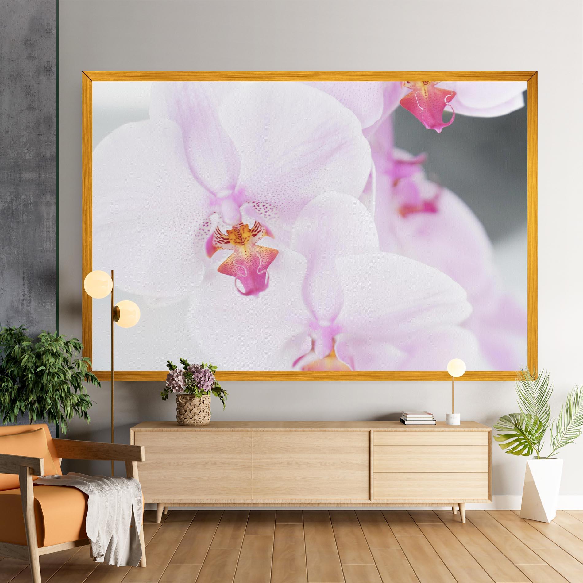 Leinwandbild Light Purple Orchid mockup 9
