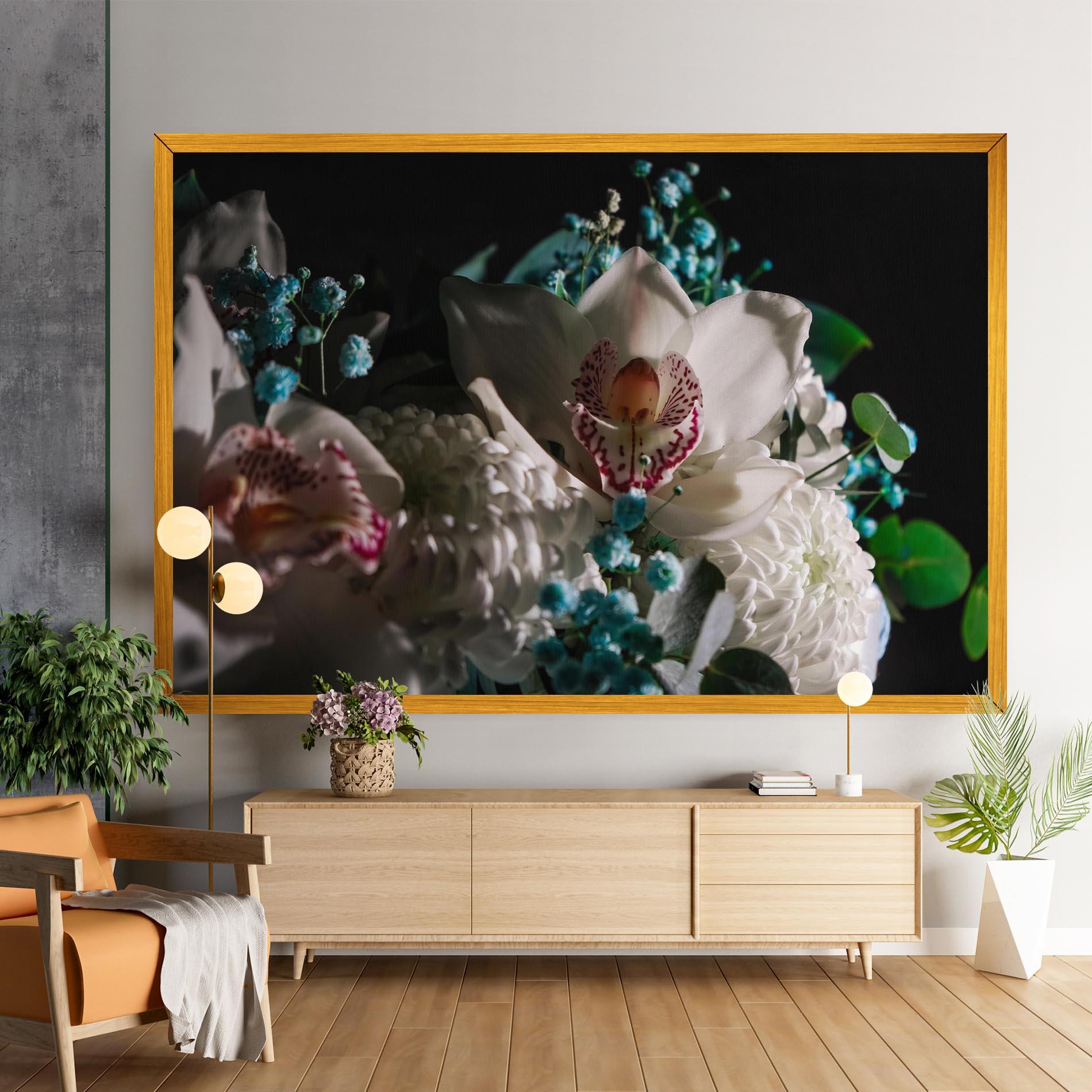 Leinwandbild Orchids mockup 9