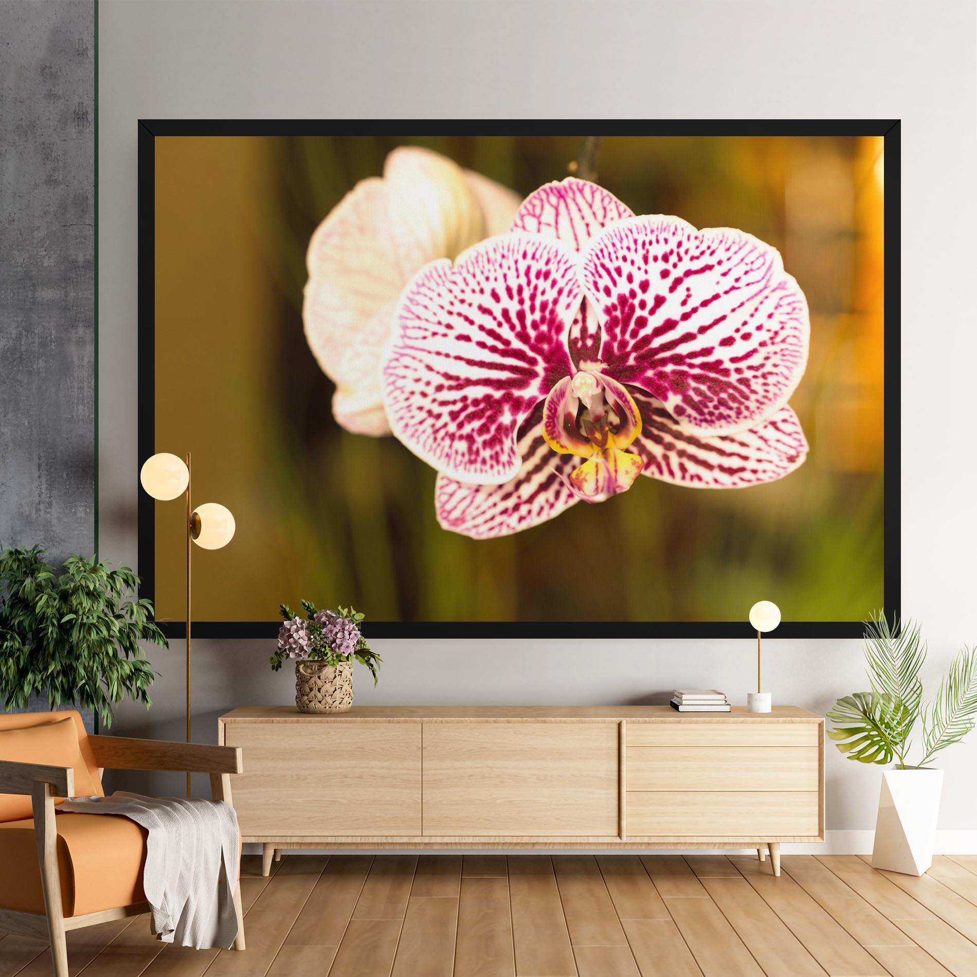 Leinwandbild Garden Orchids mockup 9