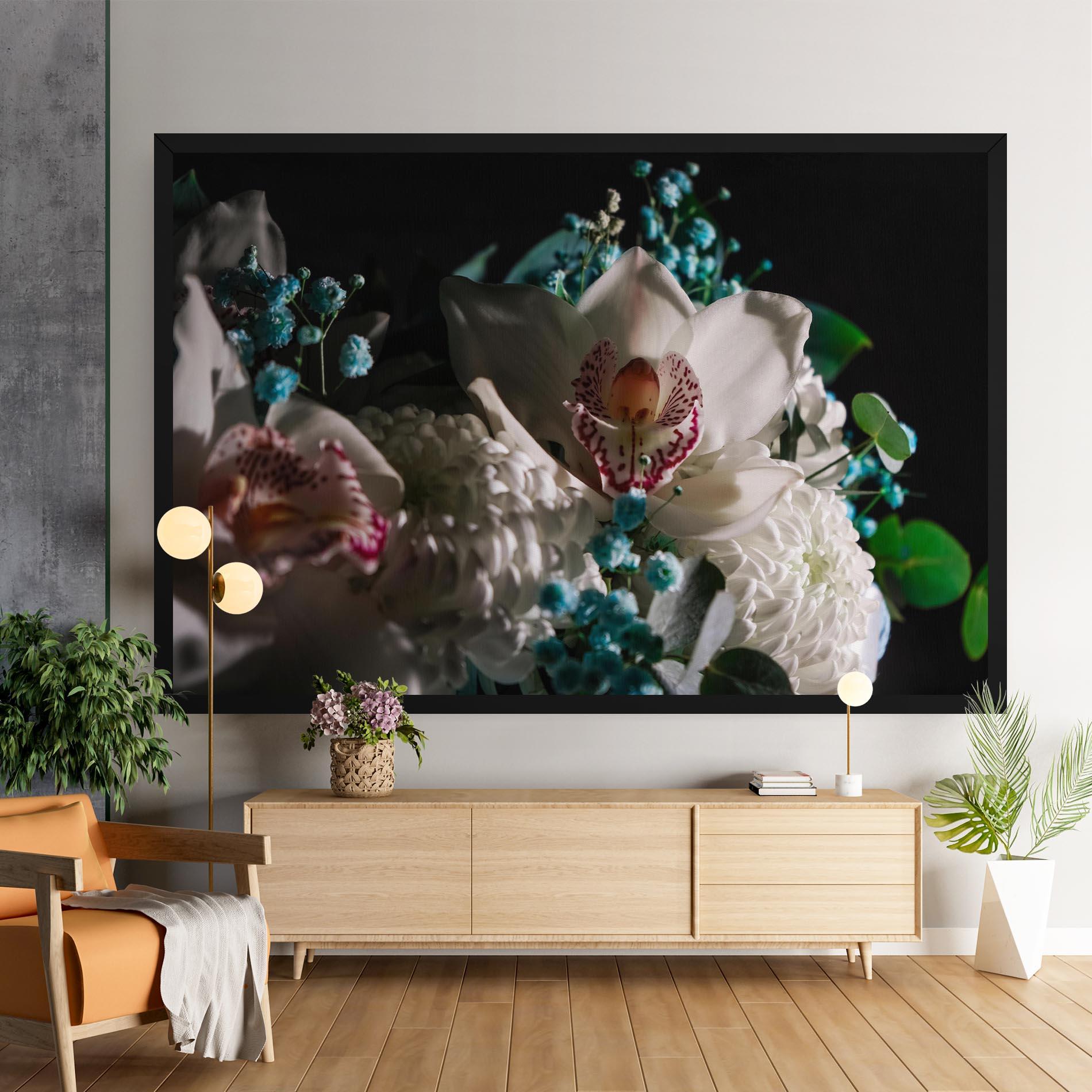 Leinwandbild Orchids mockup 9