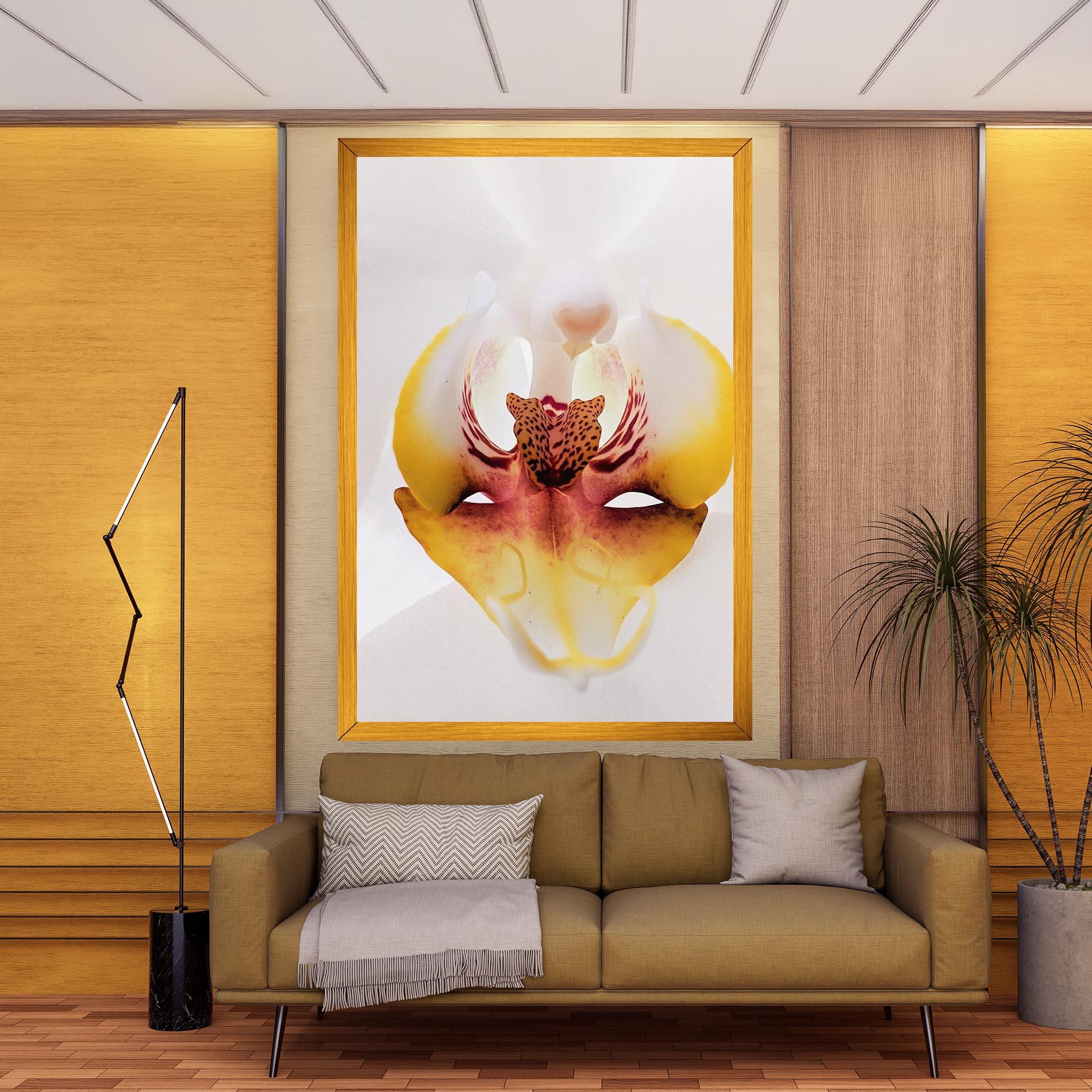 Leinwandbild Orchid Close Up mockup 9