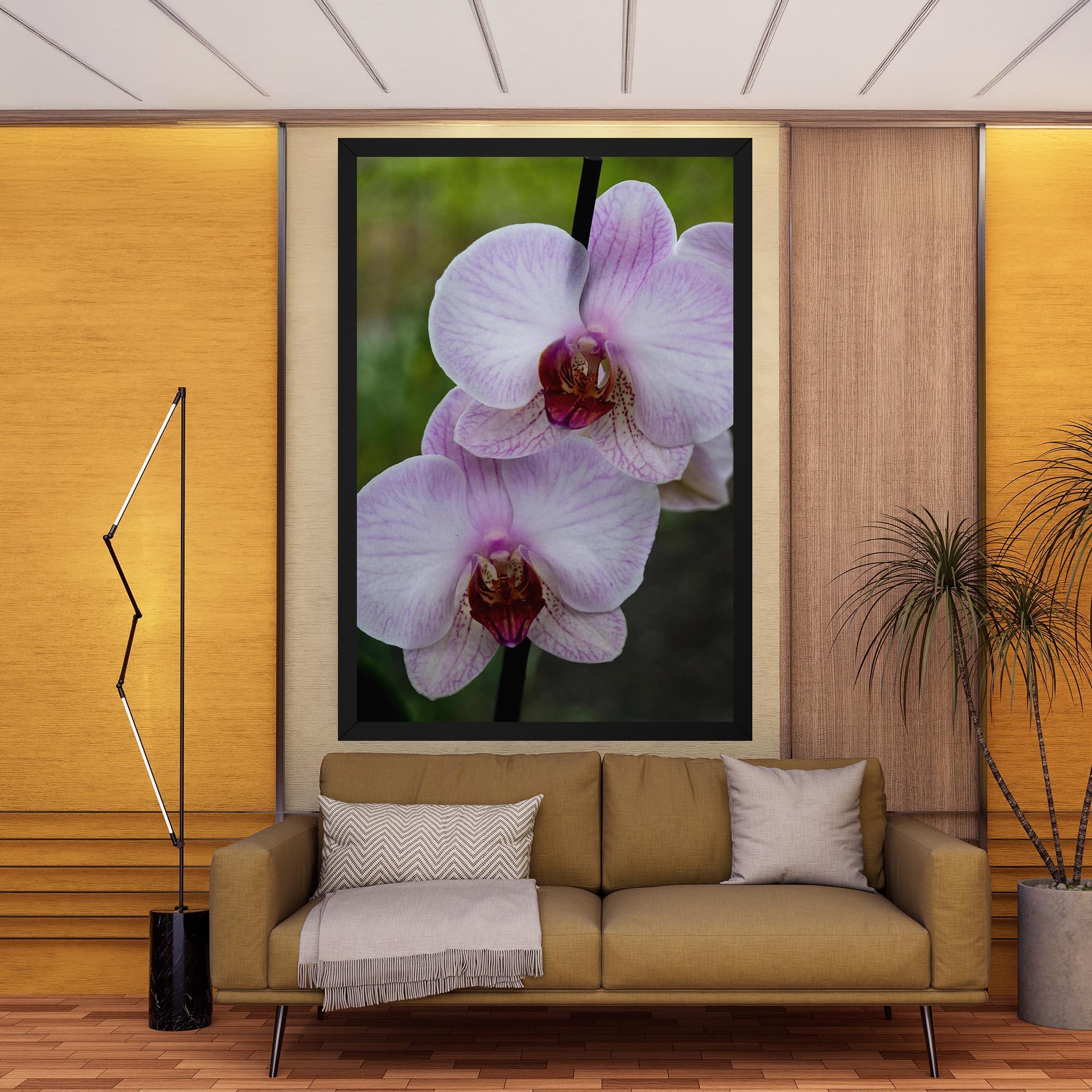Leinwandbild Garden Light Purple Orchid mockup 9