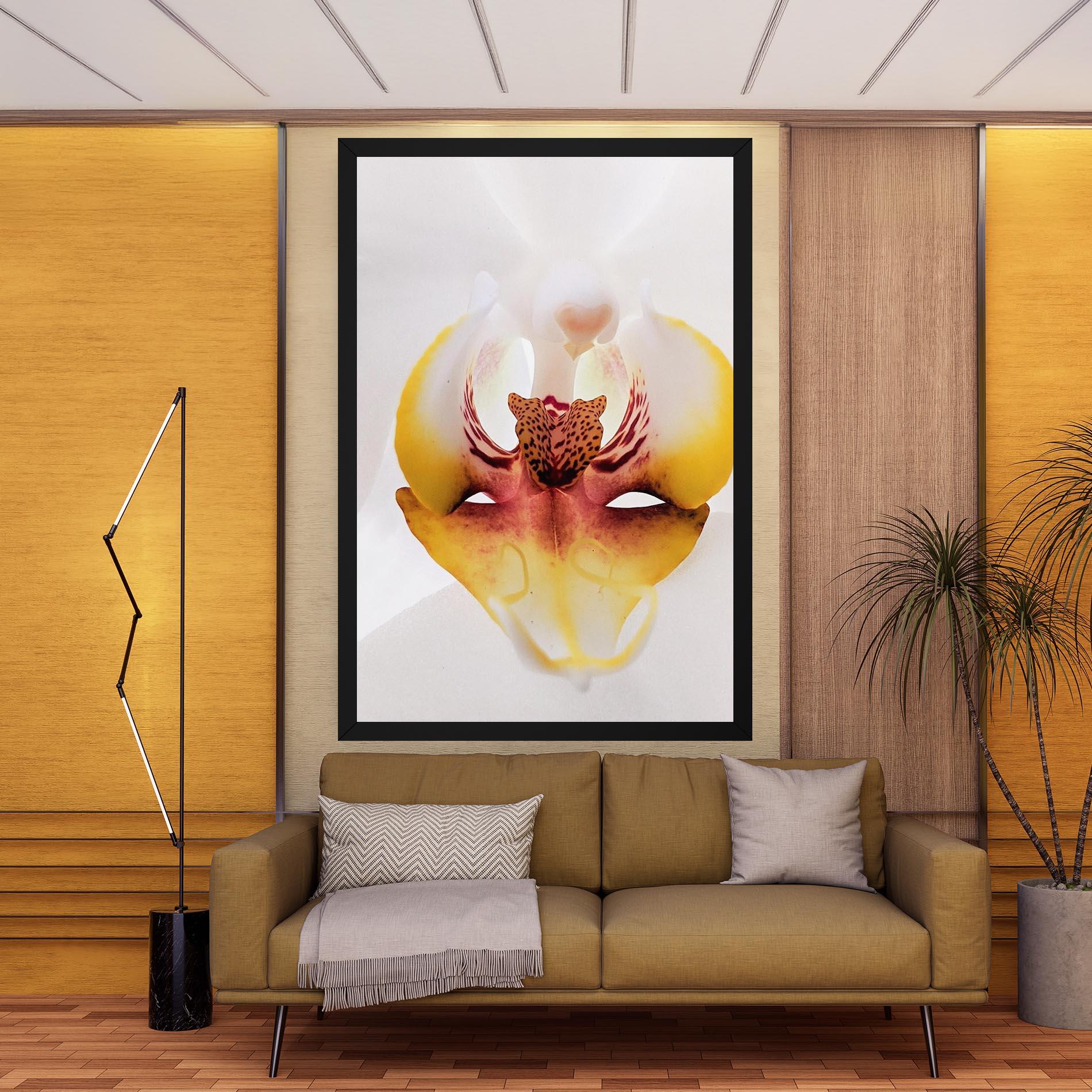 Leinwandbild Orchid Close Up mockup 9