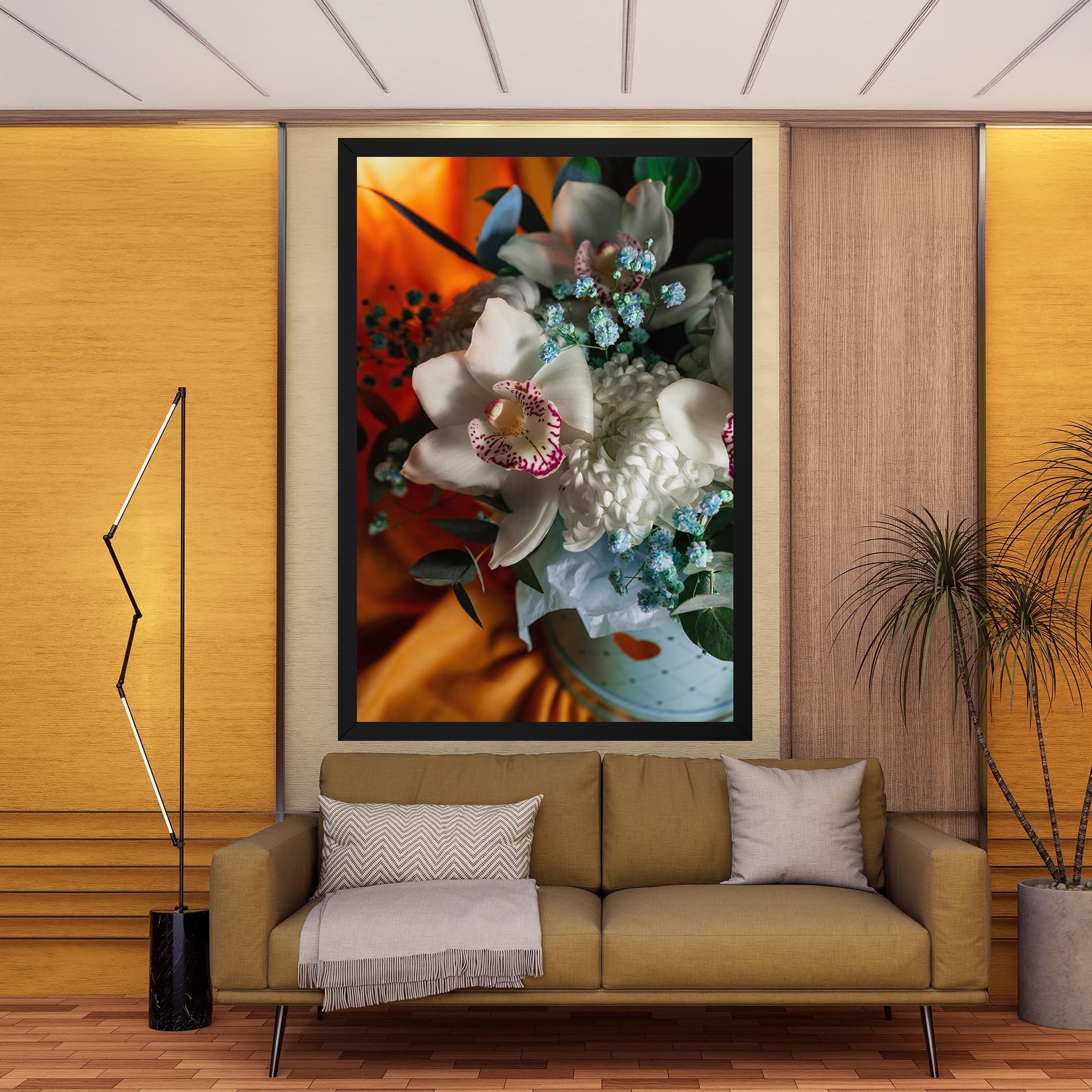 Orchid In Vase mockup 9