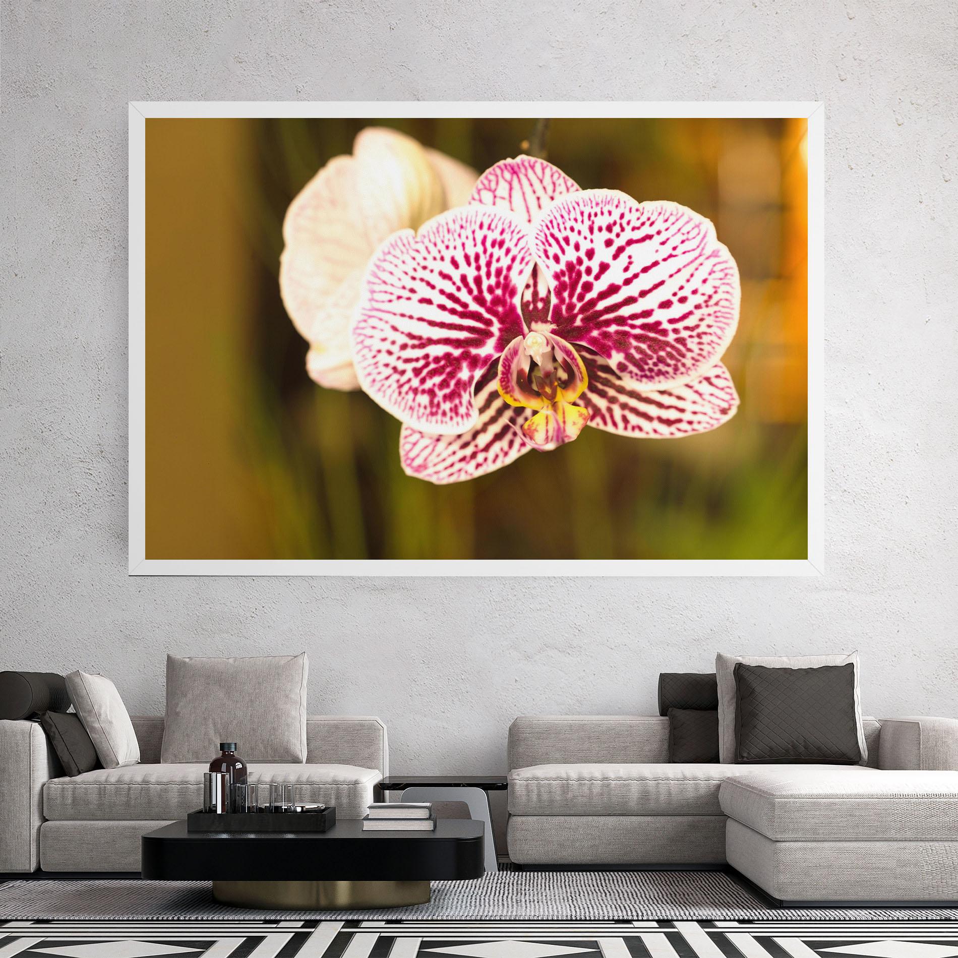Leinwandbild Garden Orchids mockup 2