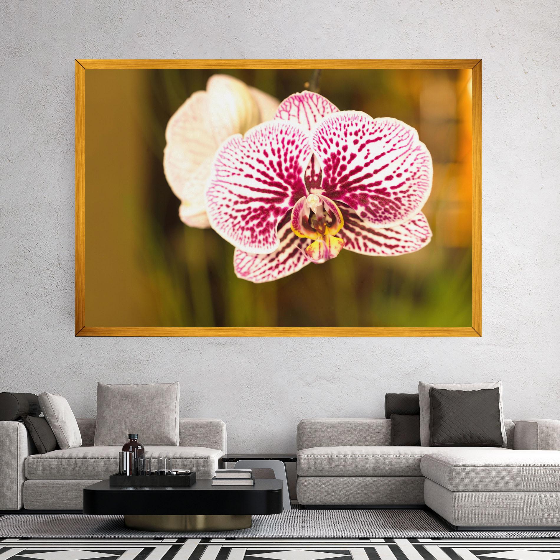 Leinwandbild Garden Orchids mockup 2