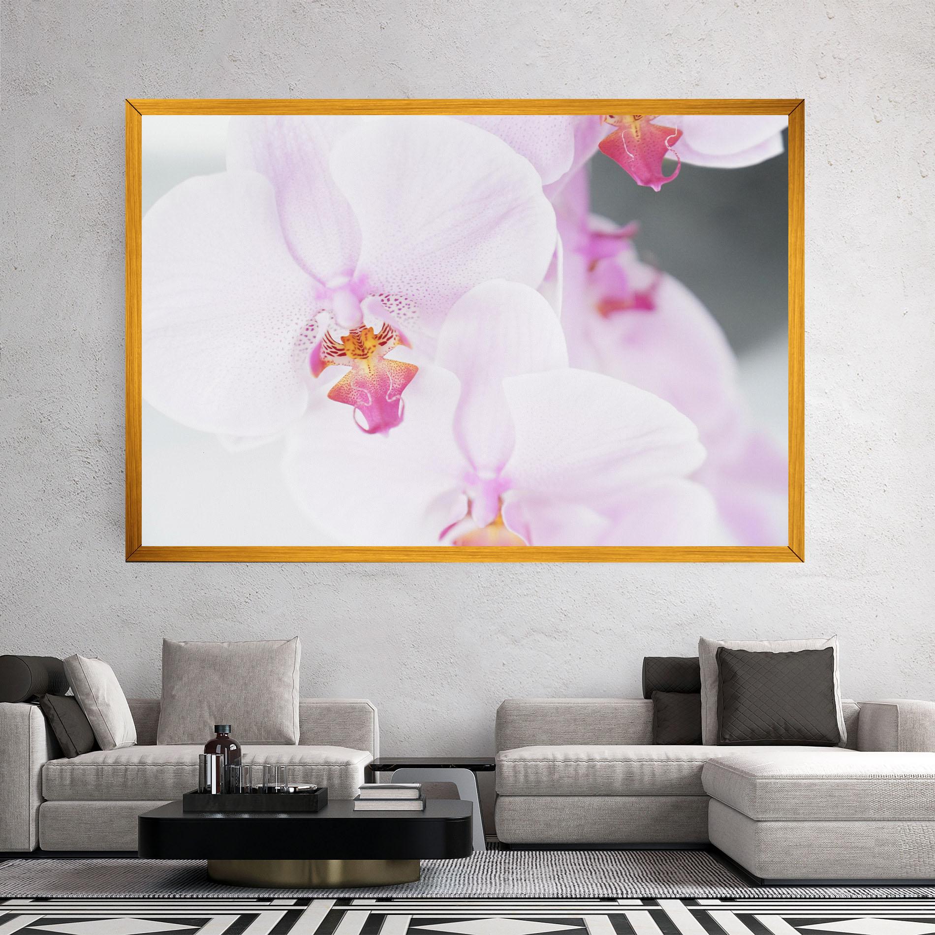 Leinwandbild Light Purple Orchid mockup 2