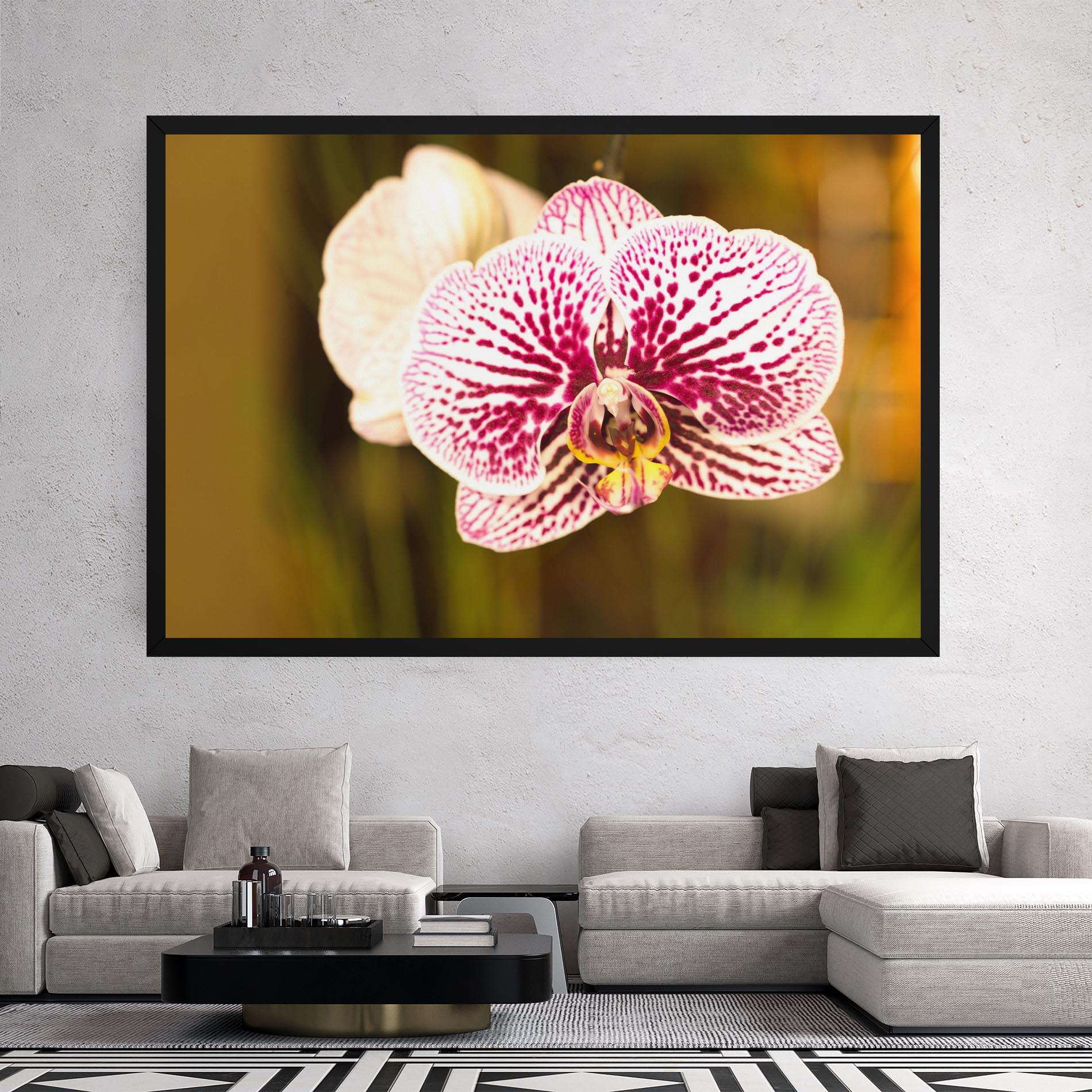 Leinwandbild Garden Orchids mockup 2
