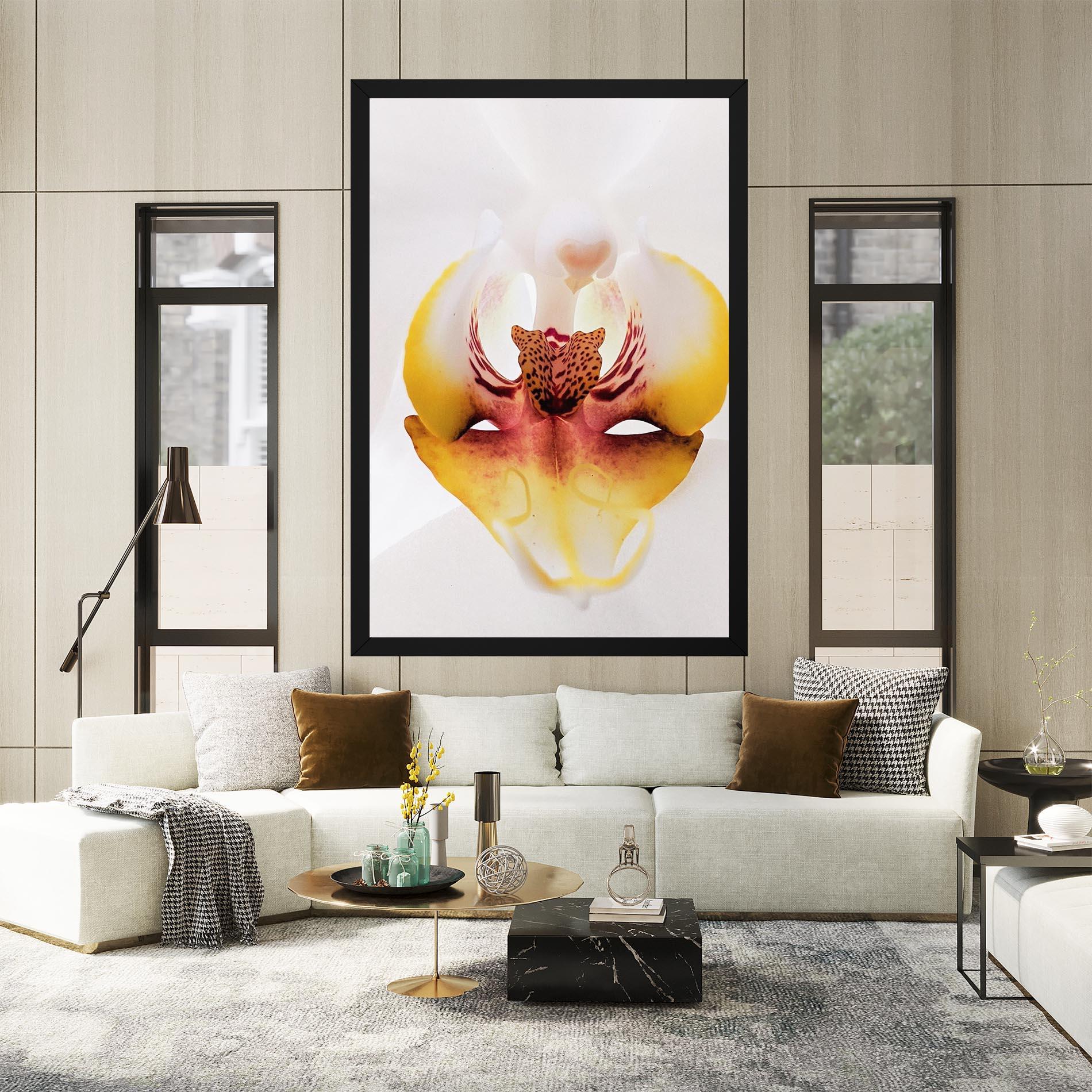 Leinwandbild Orchid Close Up mockup 2