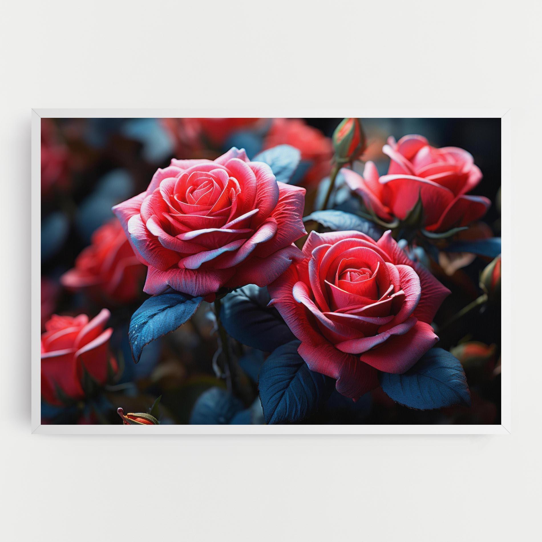 Leinwandbild Dark Pink Rose mockup 0