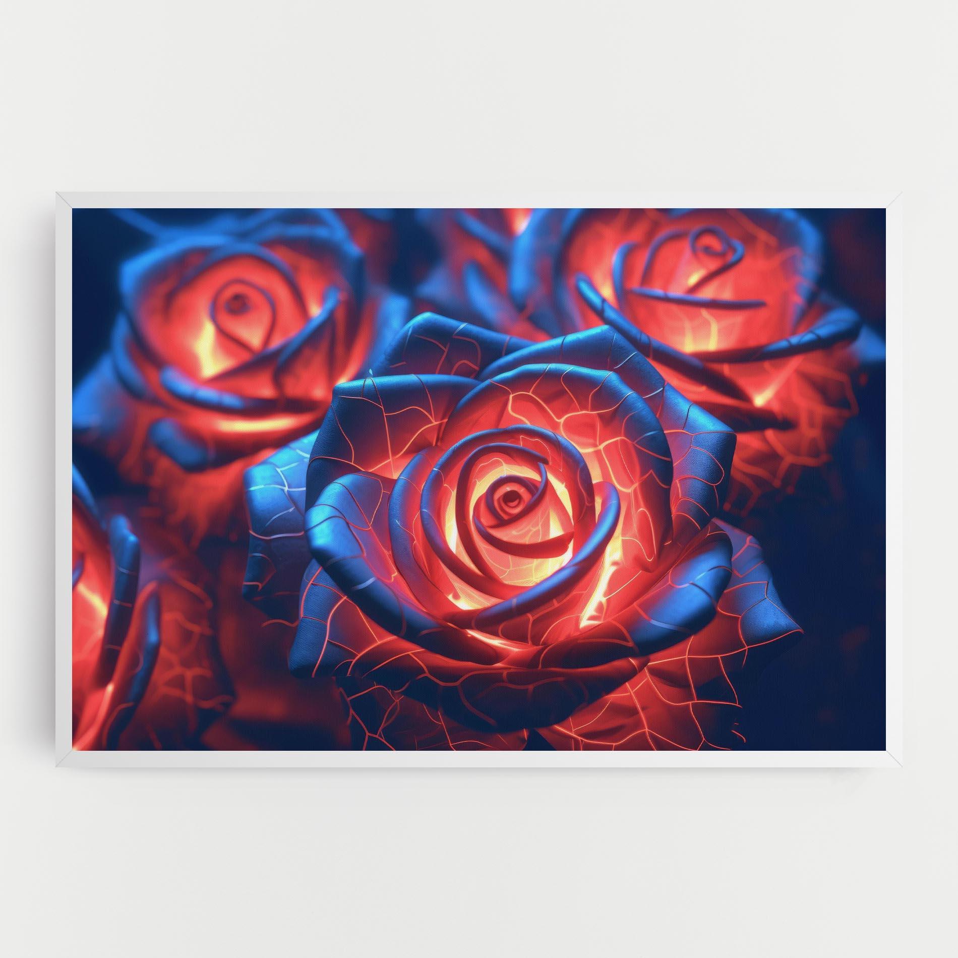 Leinwandbild Glowing Roses mockup 0