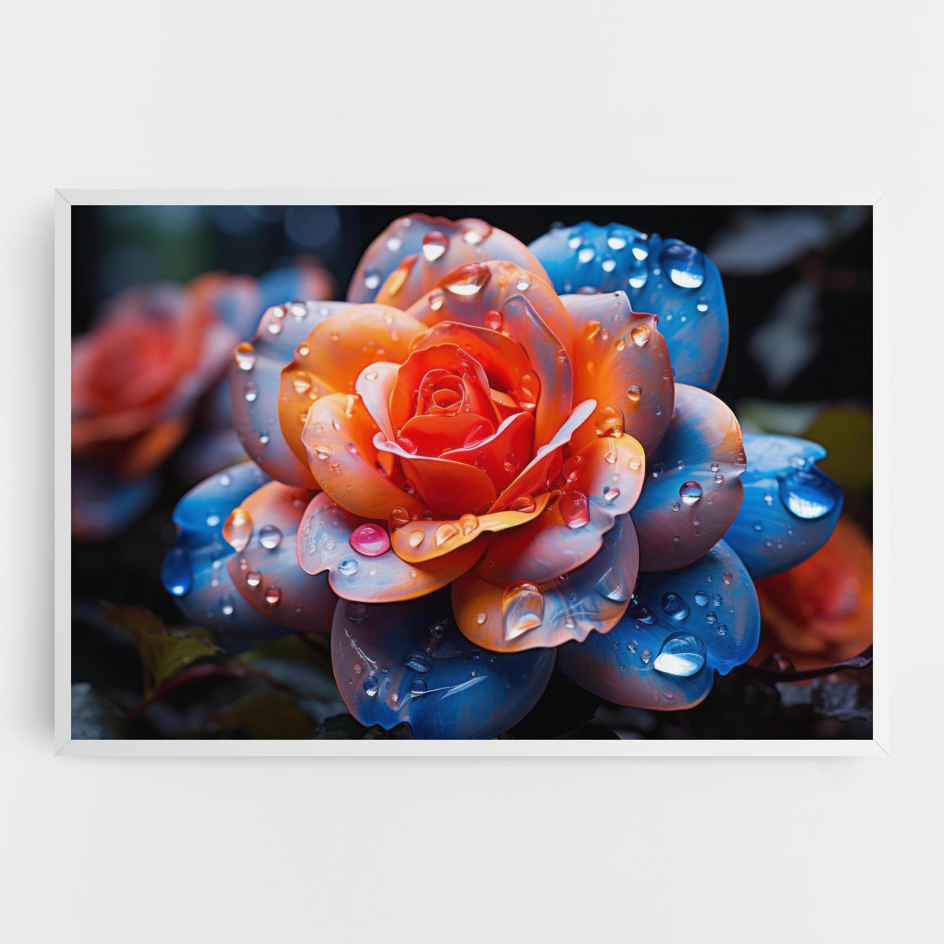 Orange Blue Rose mockup 0