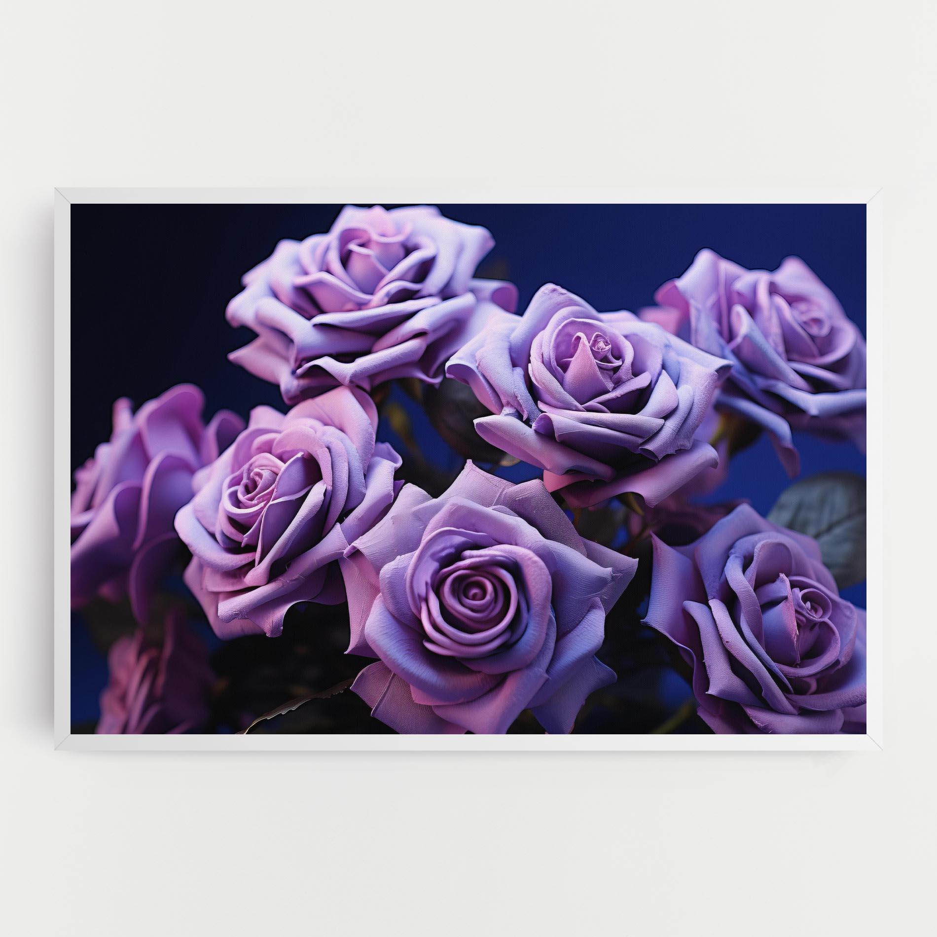 Leinwandbild Pastel Purple Rose mockup 0