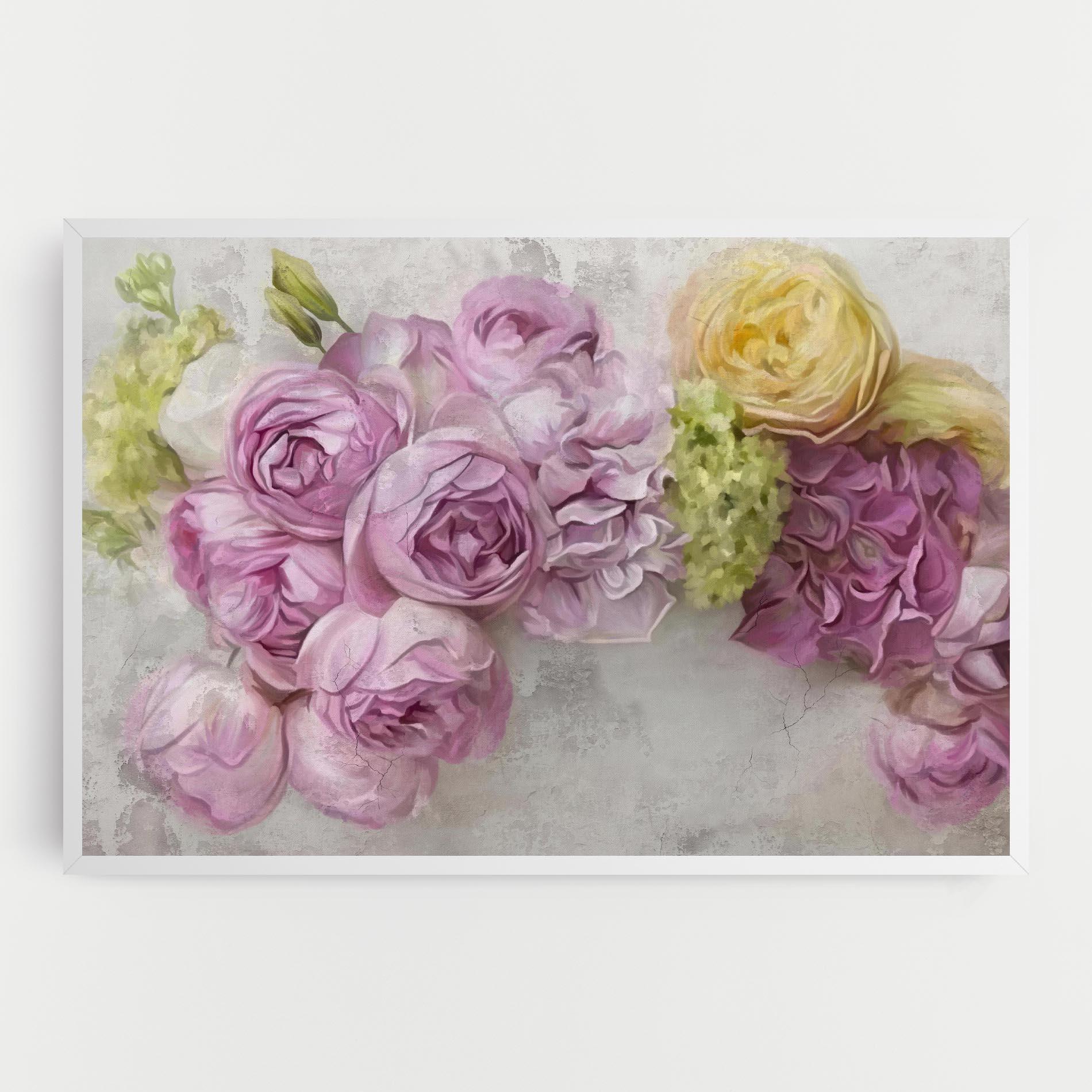 Leinwandbild Trandafiri Colorati mockup 0