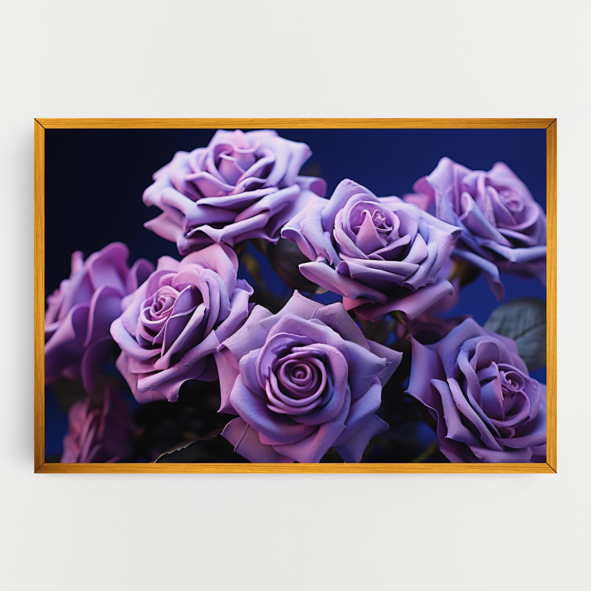Leinwandbild Pastel Purple Rose mockup 0