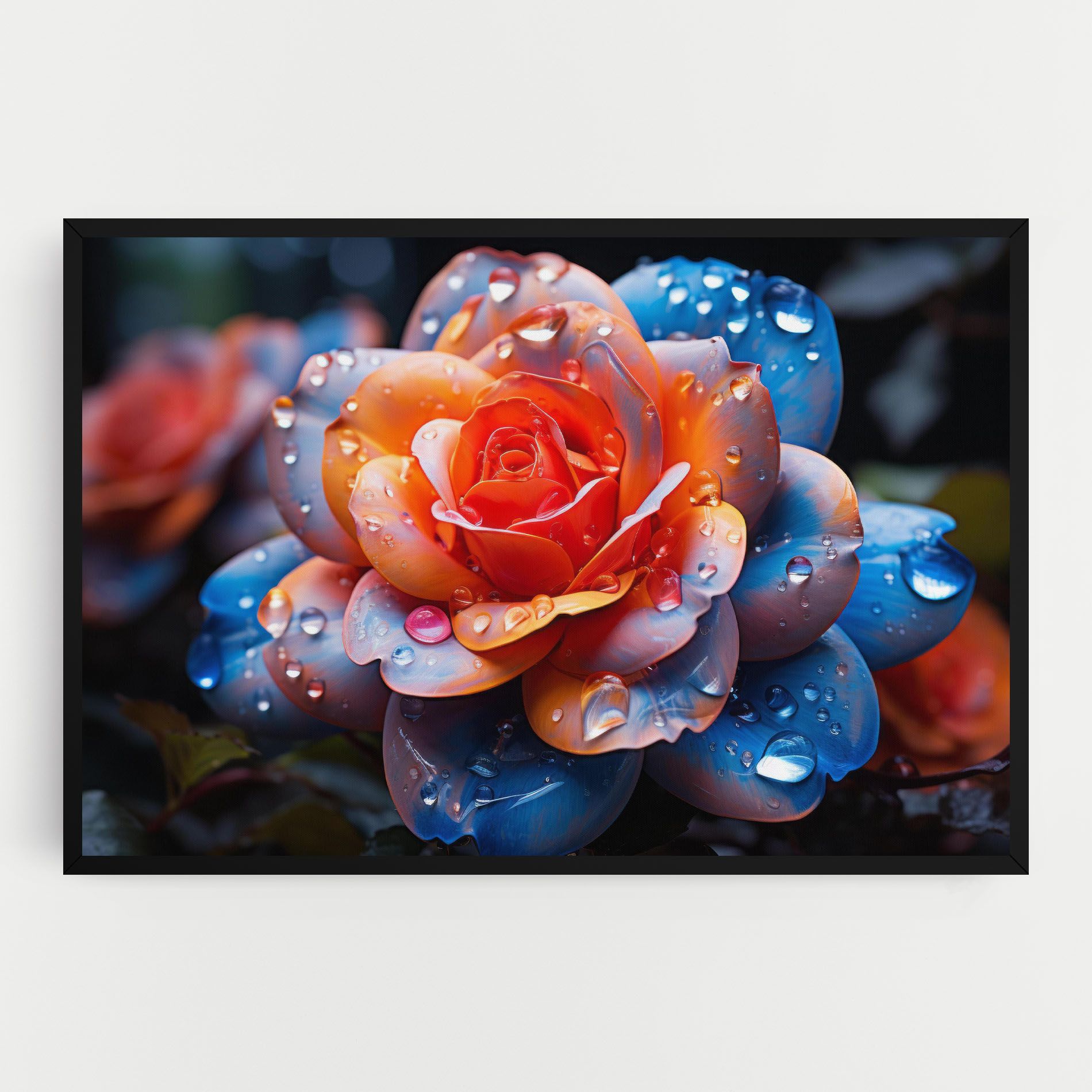 Orange Blue Rose mockup 0