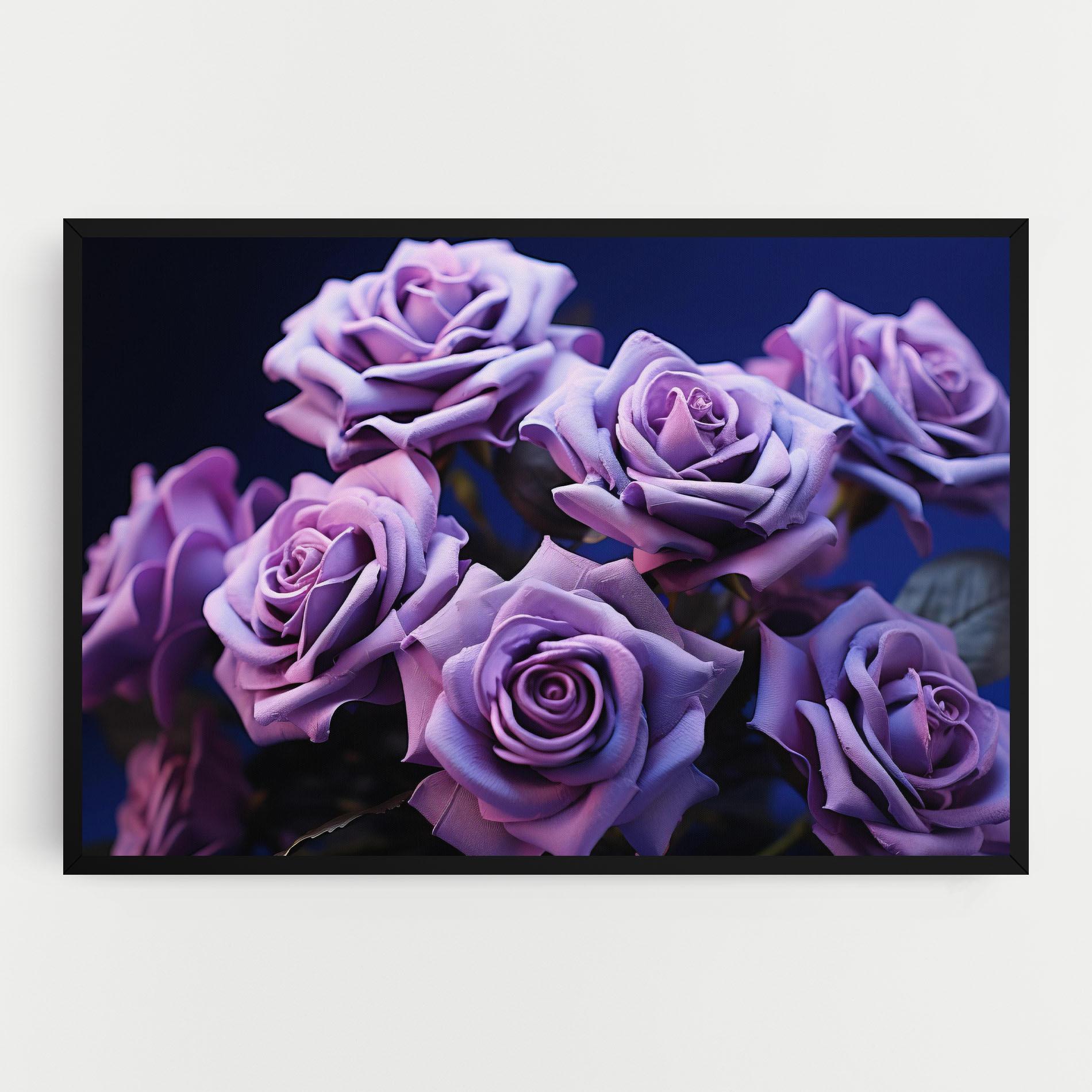 Leinwandbild Pastel Purple Rose mockup 0
