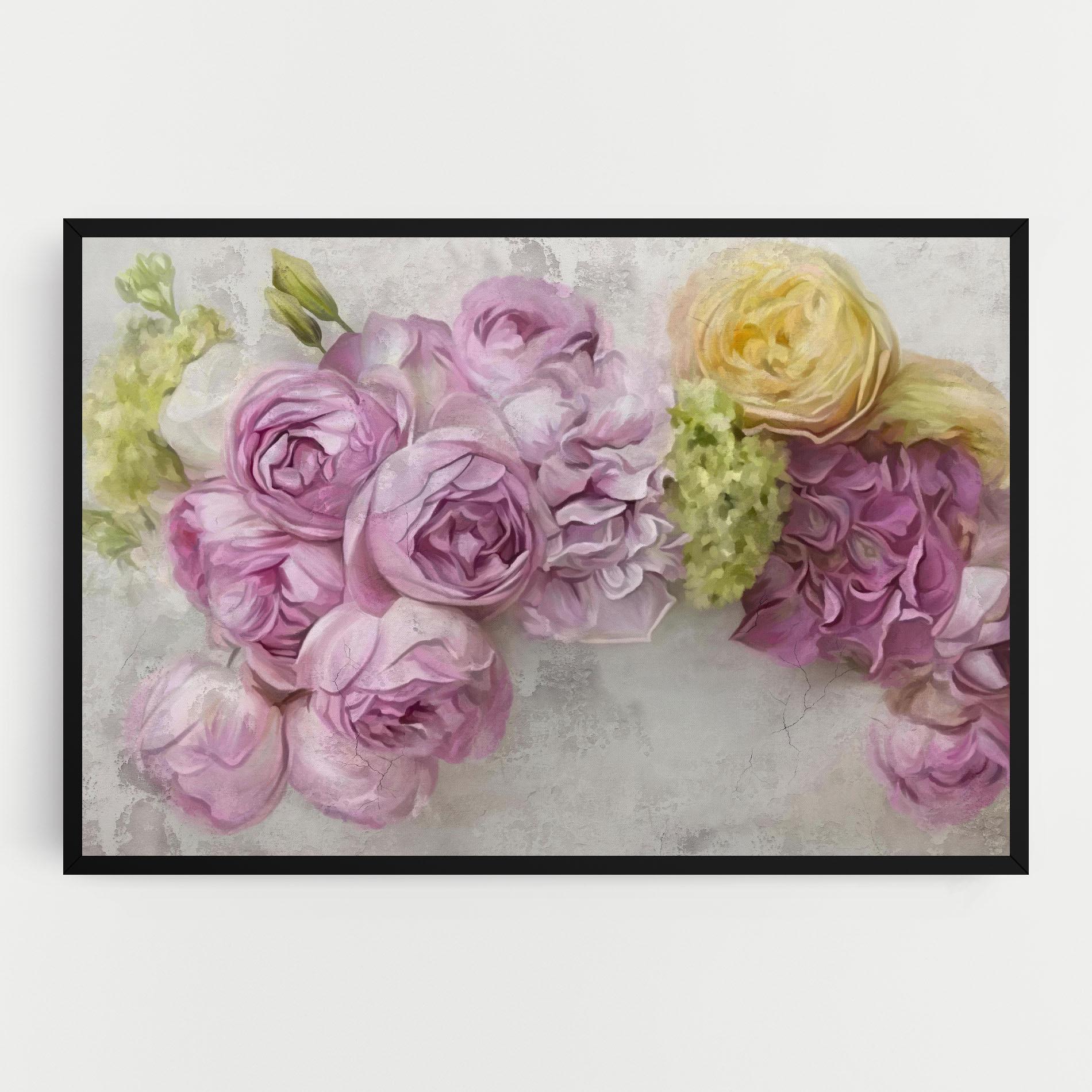 Leinwandbild Trandafiri Colorati mockup 0