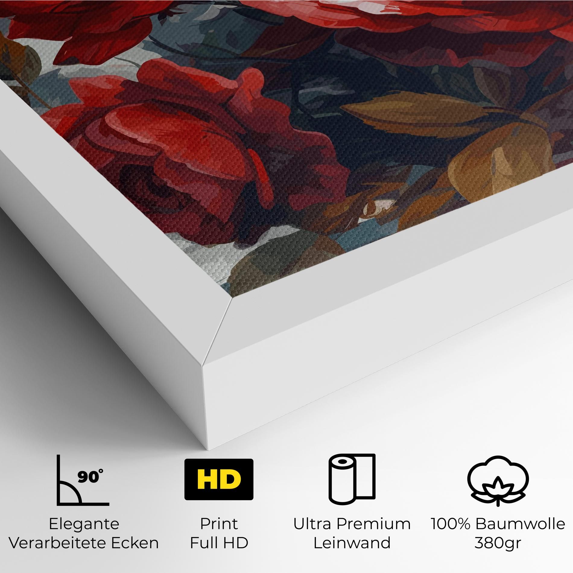 Beautiful Red Roses mockup 4