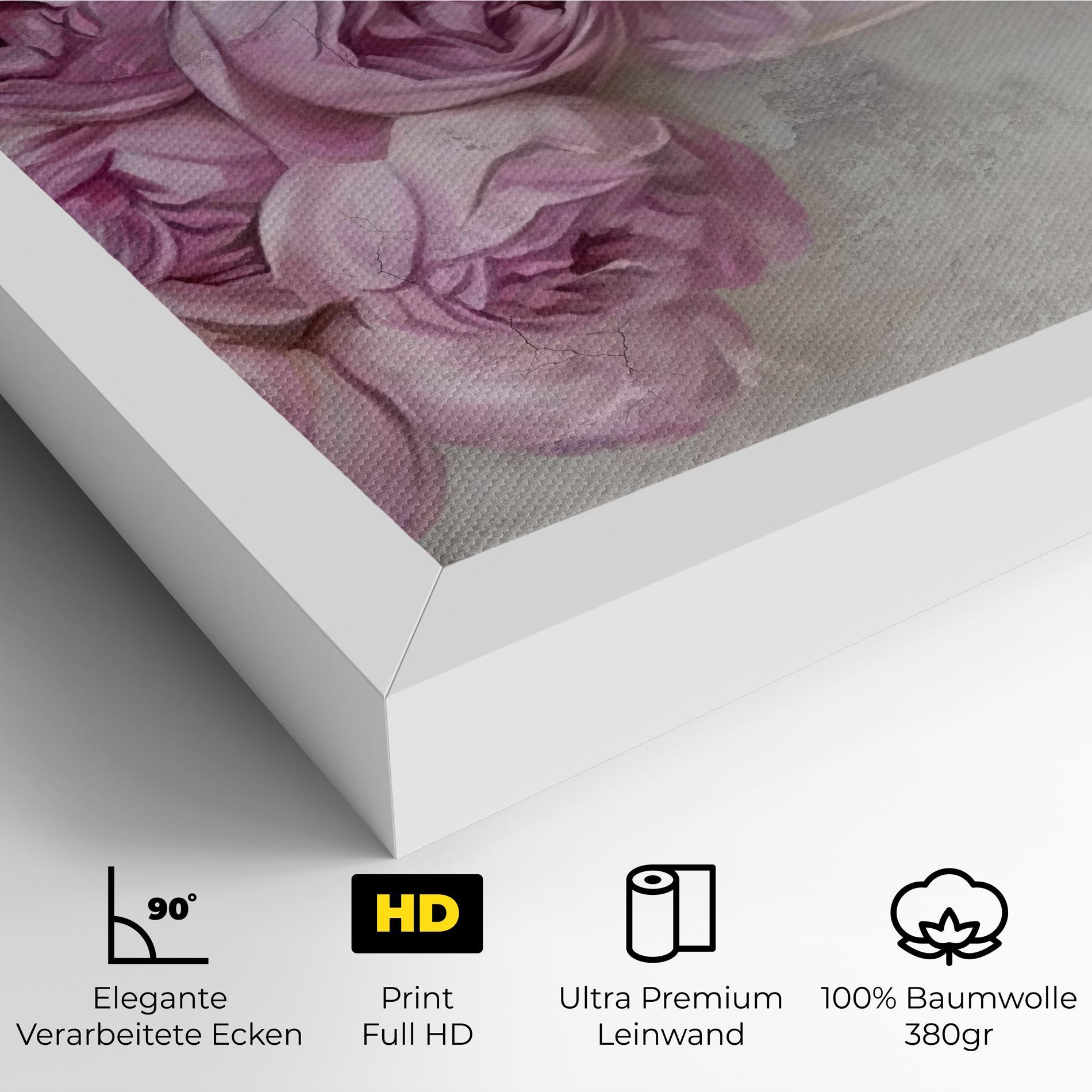 Leinwandbild Trandafiri Colorati mockup 4