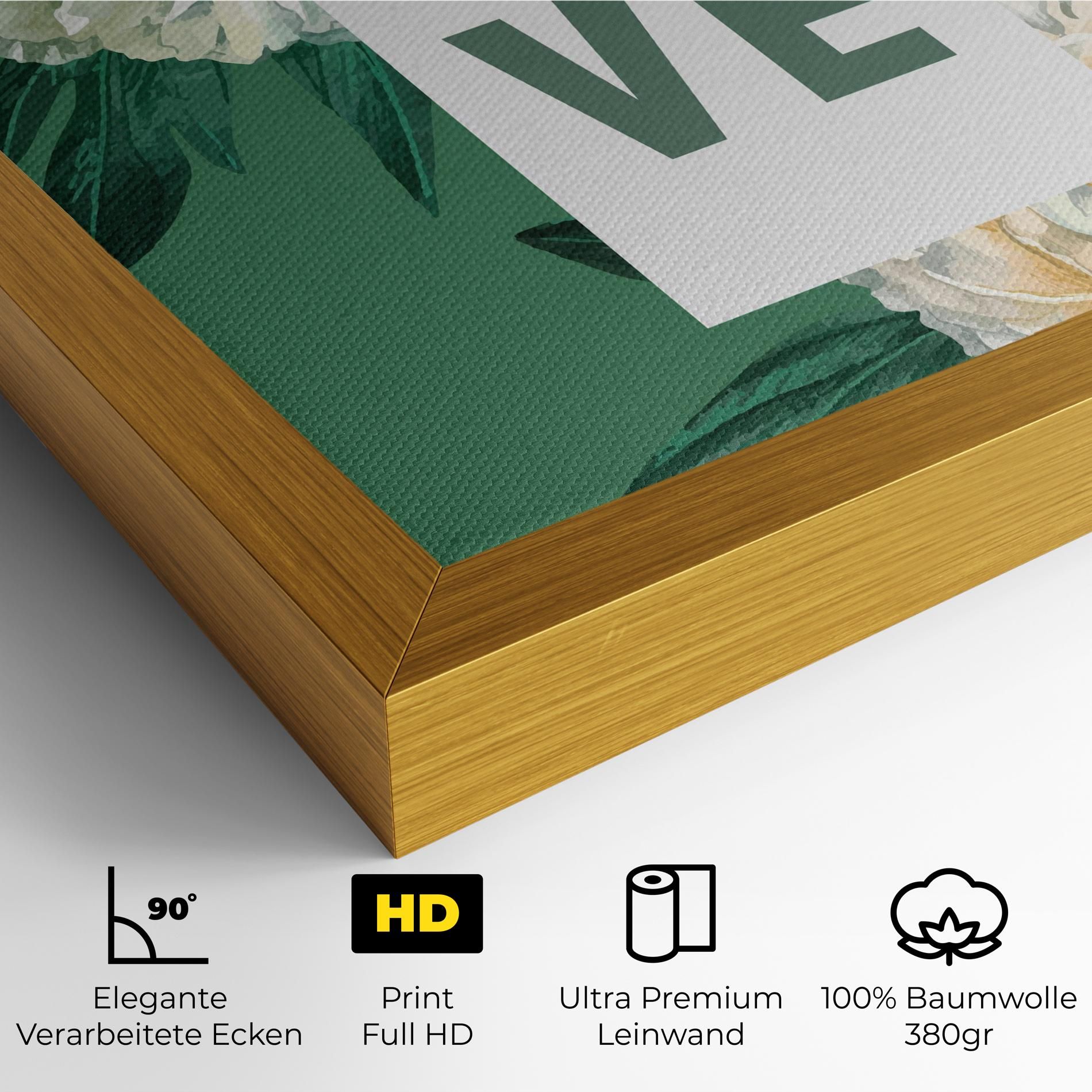 Love Green Rose mockup 4