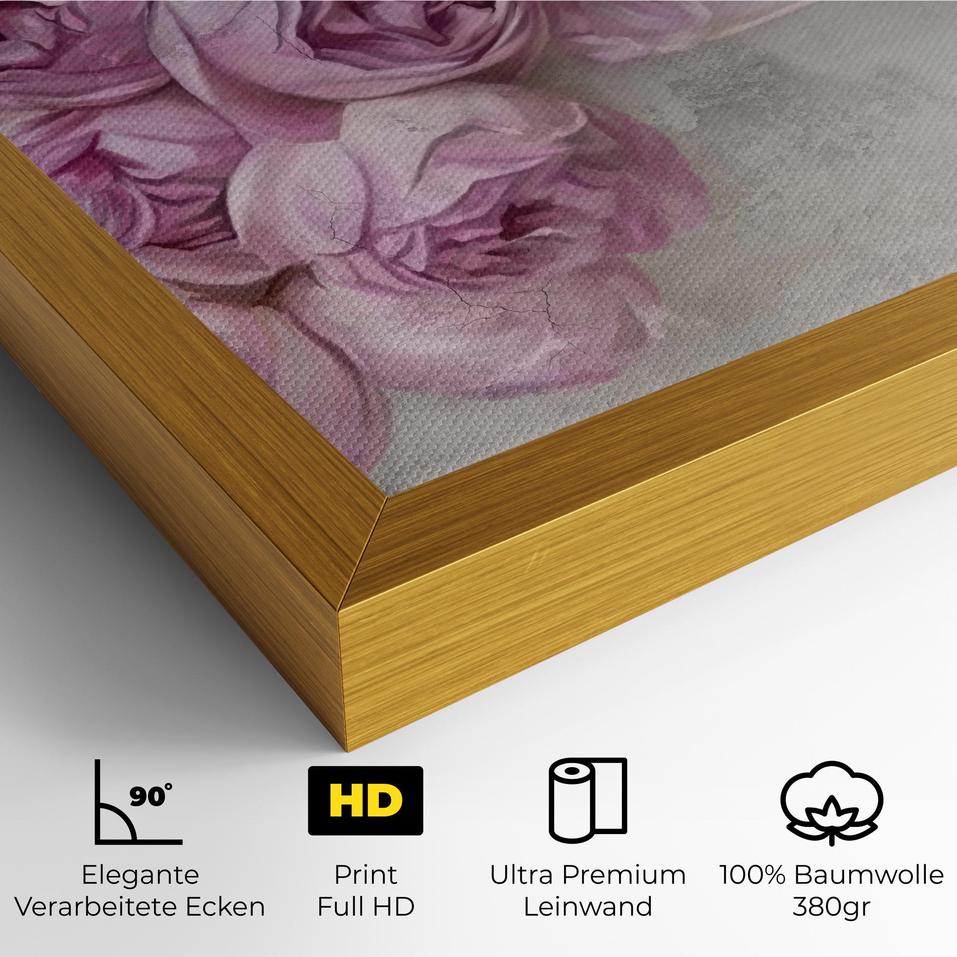 Leinwandbild Trandafiri Colorati mockup 4