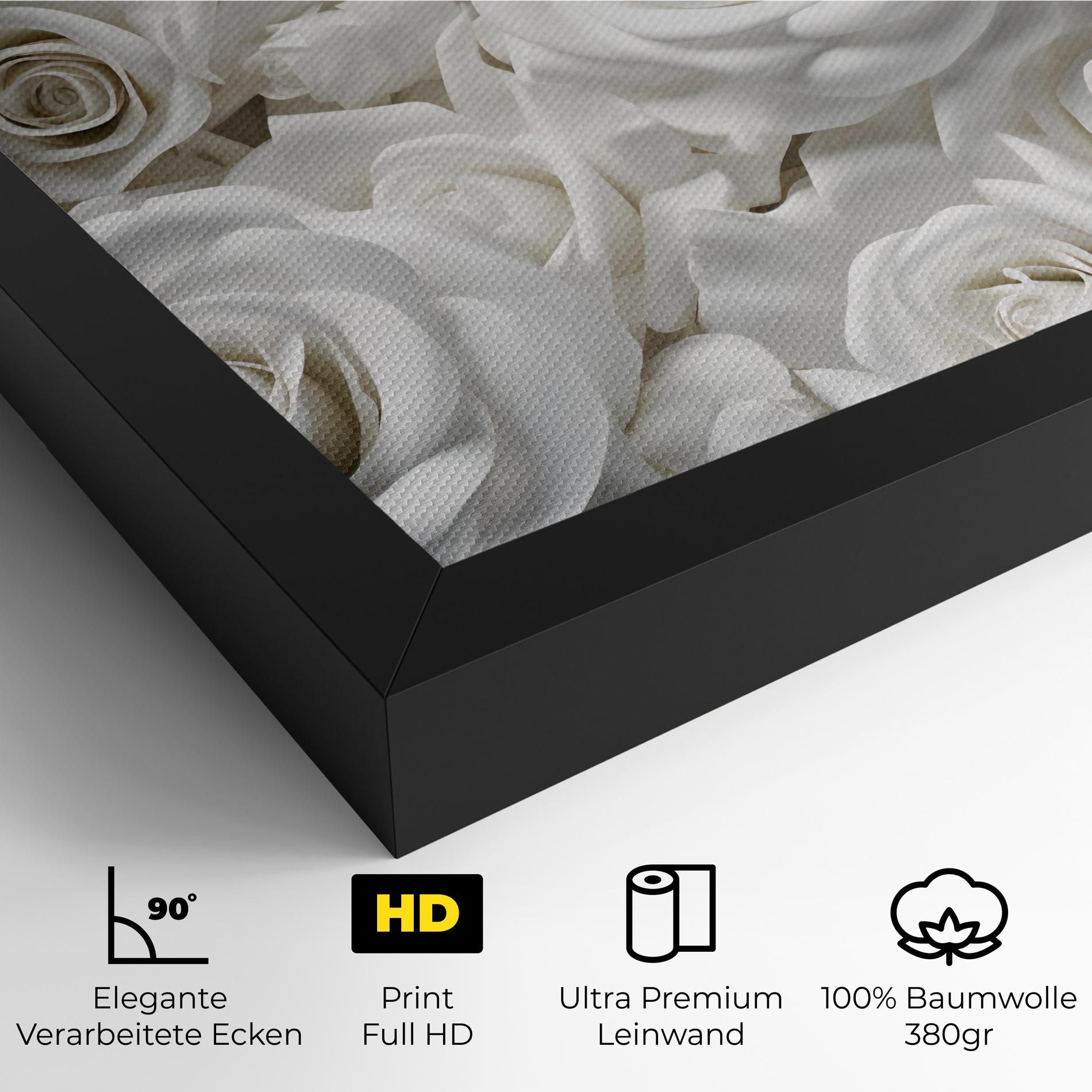3d White Roses mockup 4