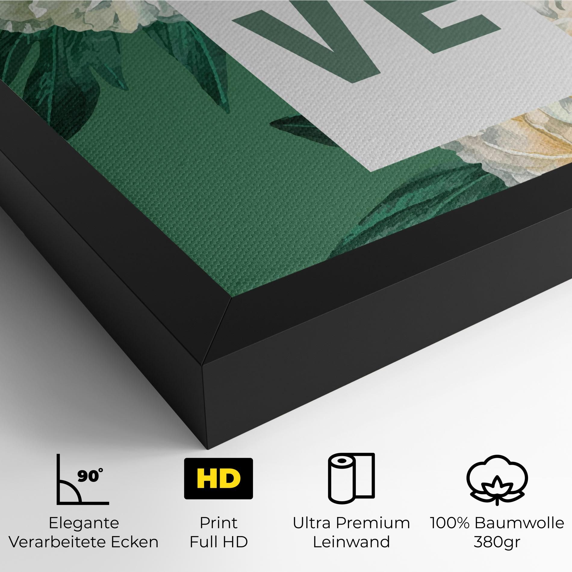 Love Green Rose mockup 4
