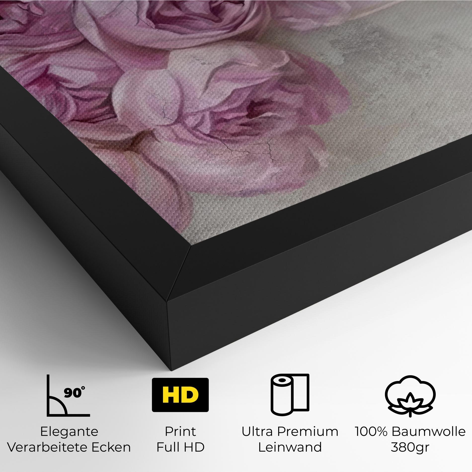 Leinwandbild Trandafiri Colorati mockup 4