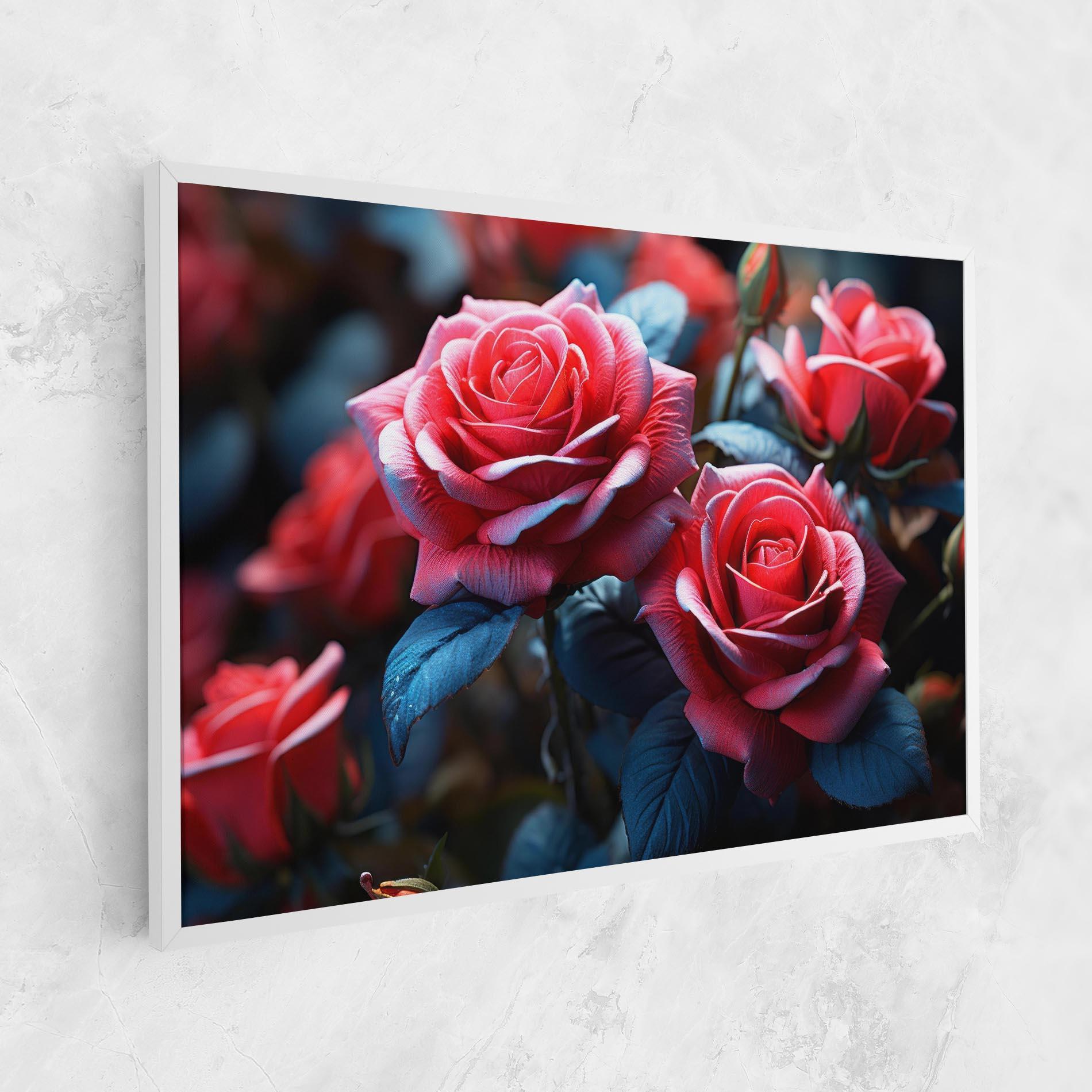 Leinwandbild Dark Pink Rose mockup 1