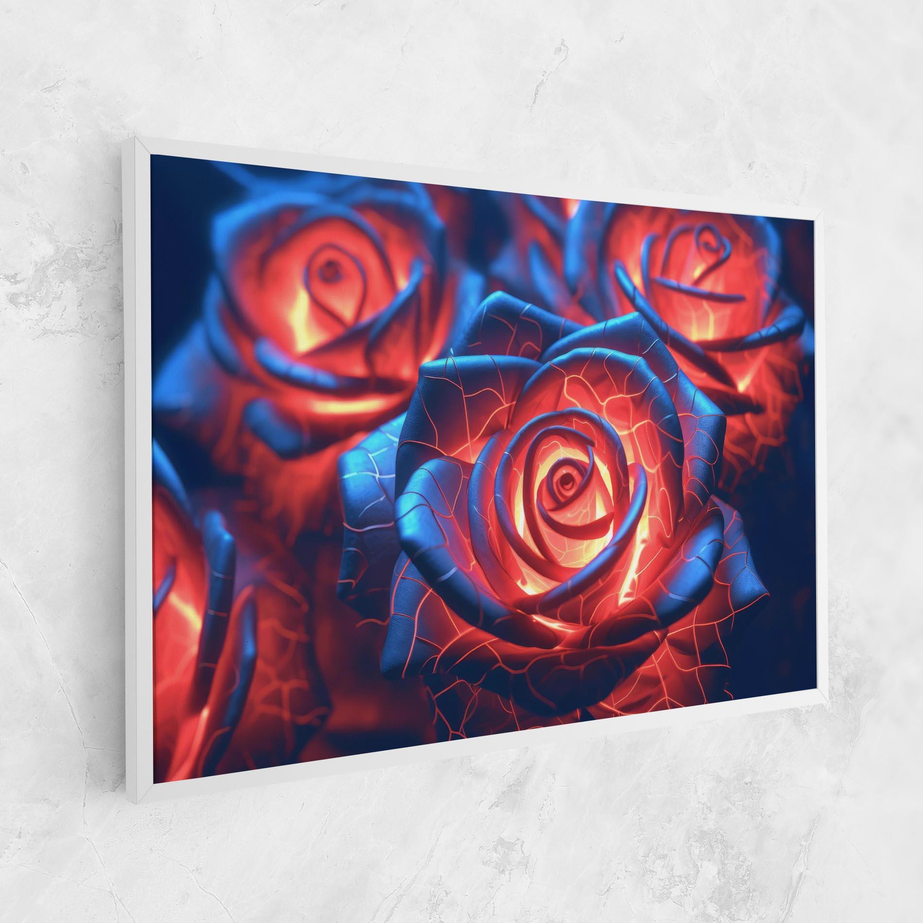 Leinwandbild Glowing Roses mockup 1
