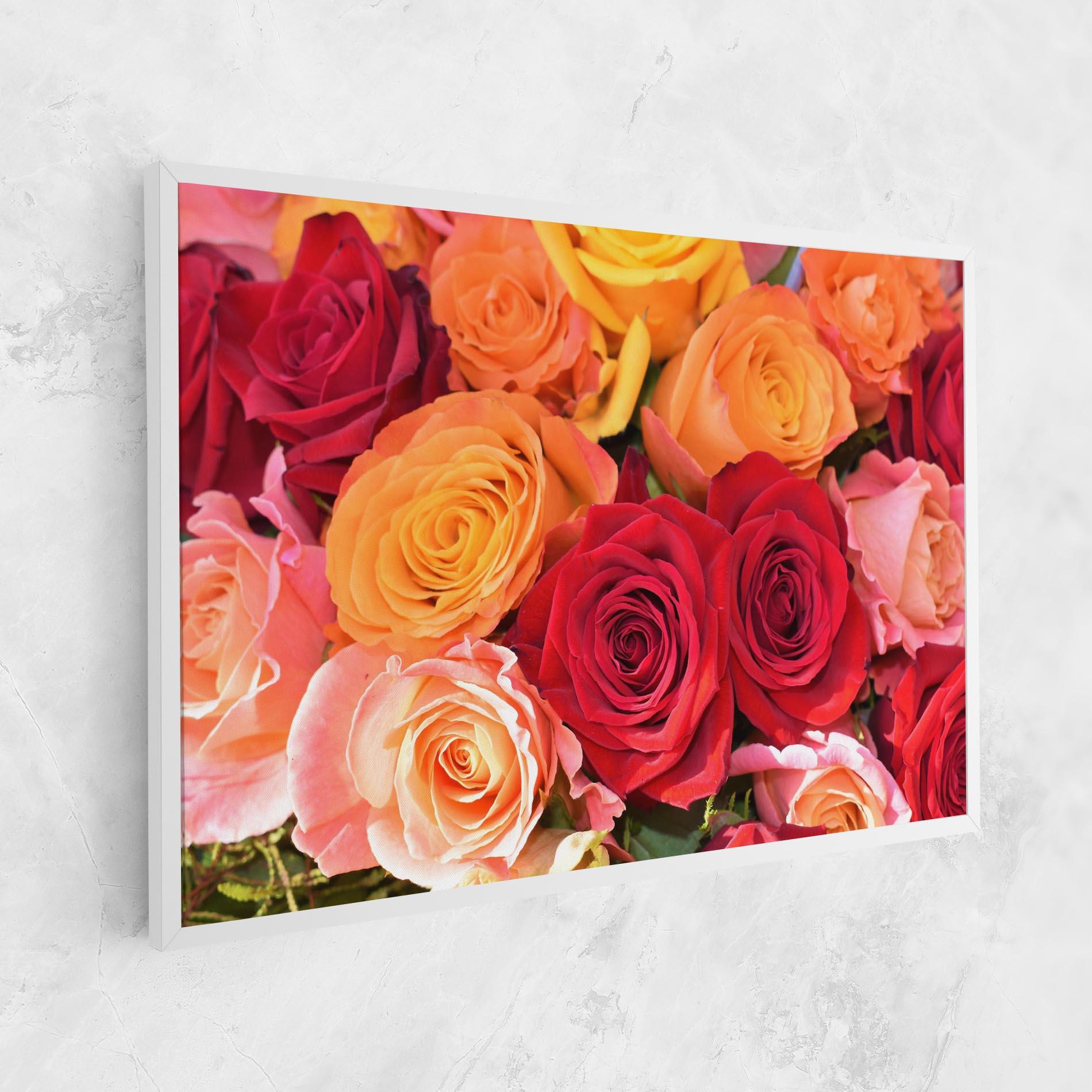 Leinwandbild Mixed Roses mockup 1
