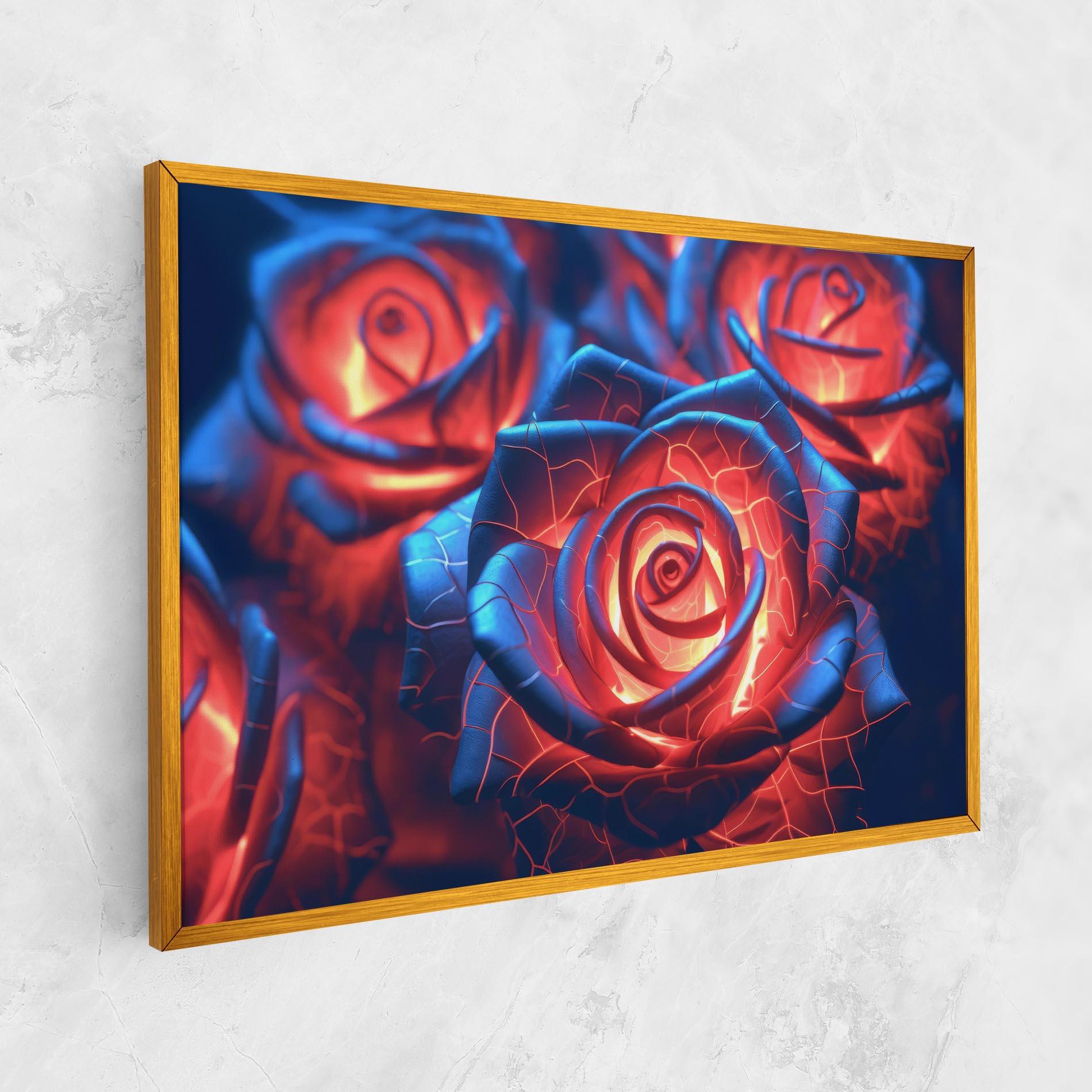 Leinwandbild Glowing Roses mockup 1