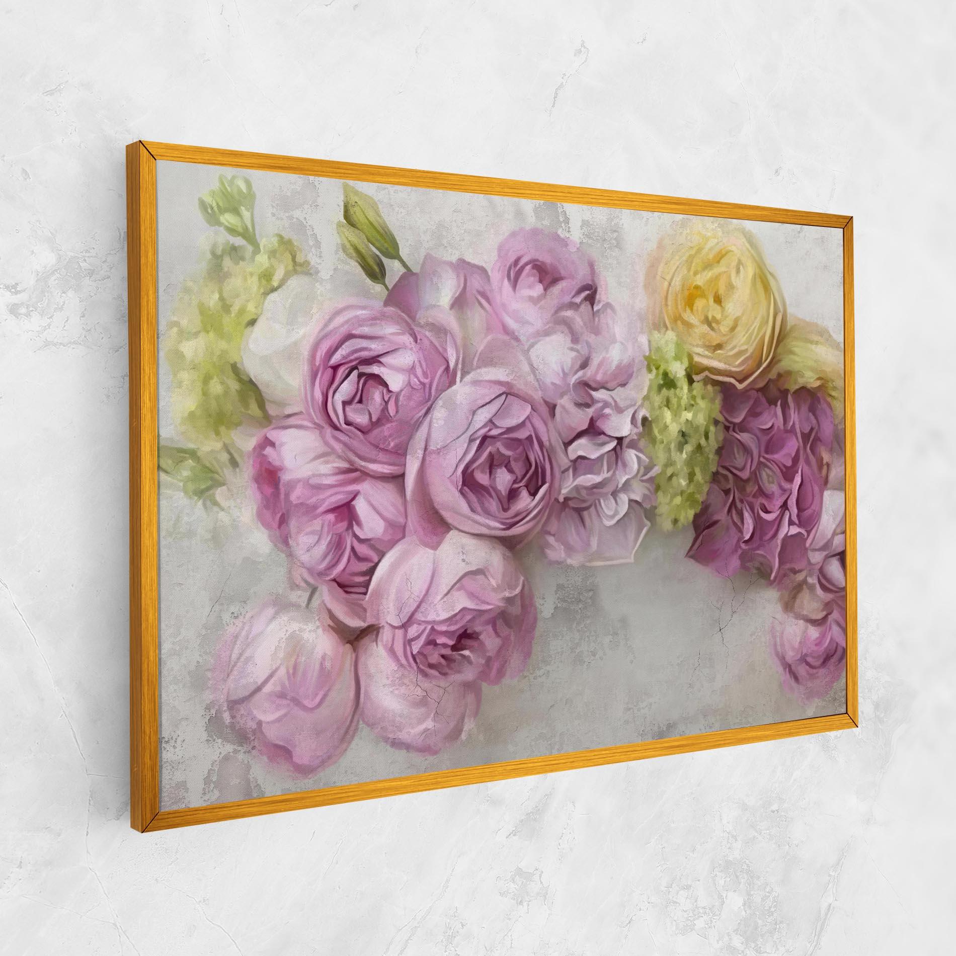 Leinwandbild Trandafiri Colorati mockup 1