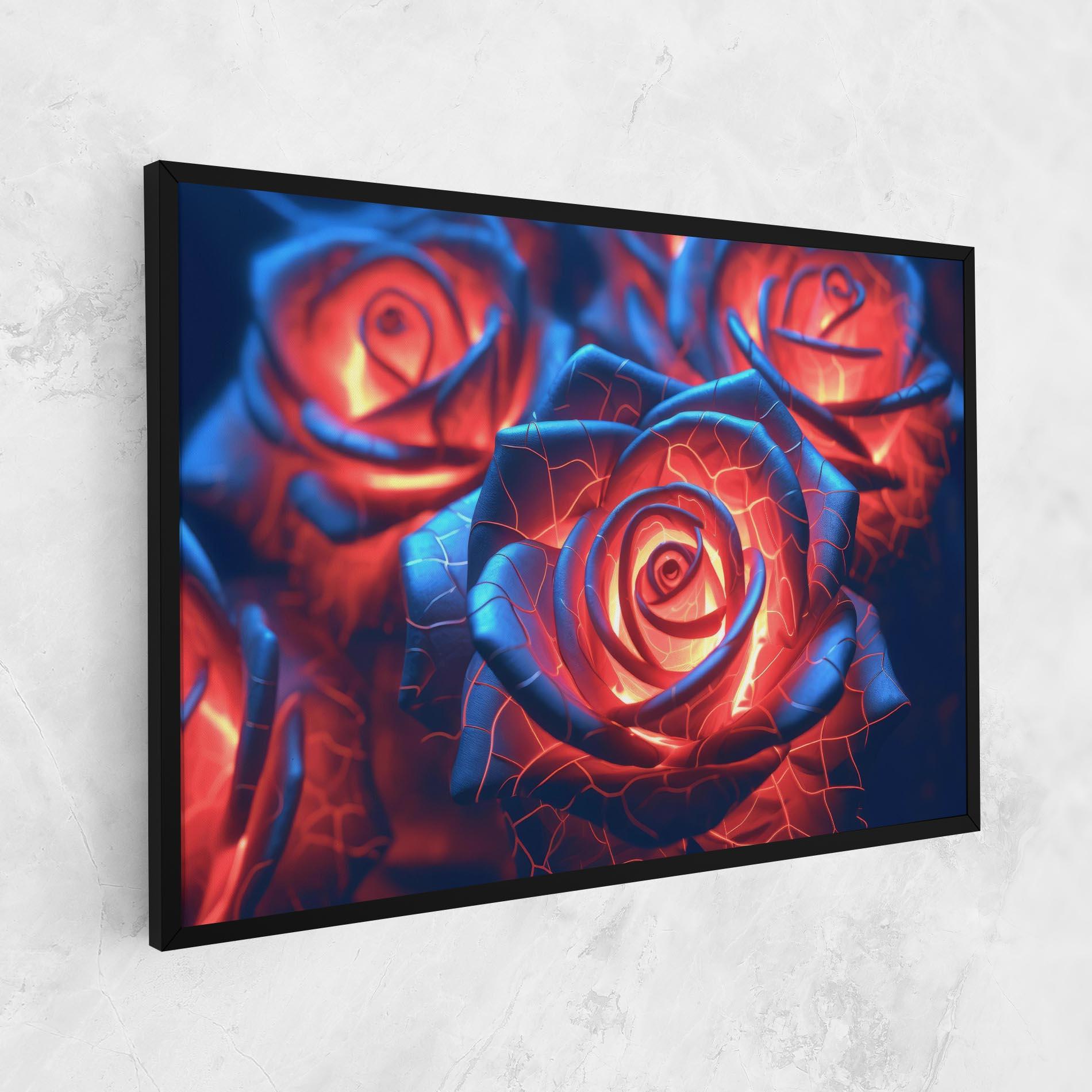 Leinwandbild Glowing Roses mockup 1