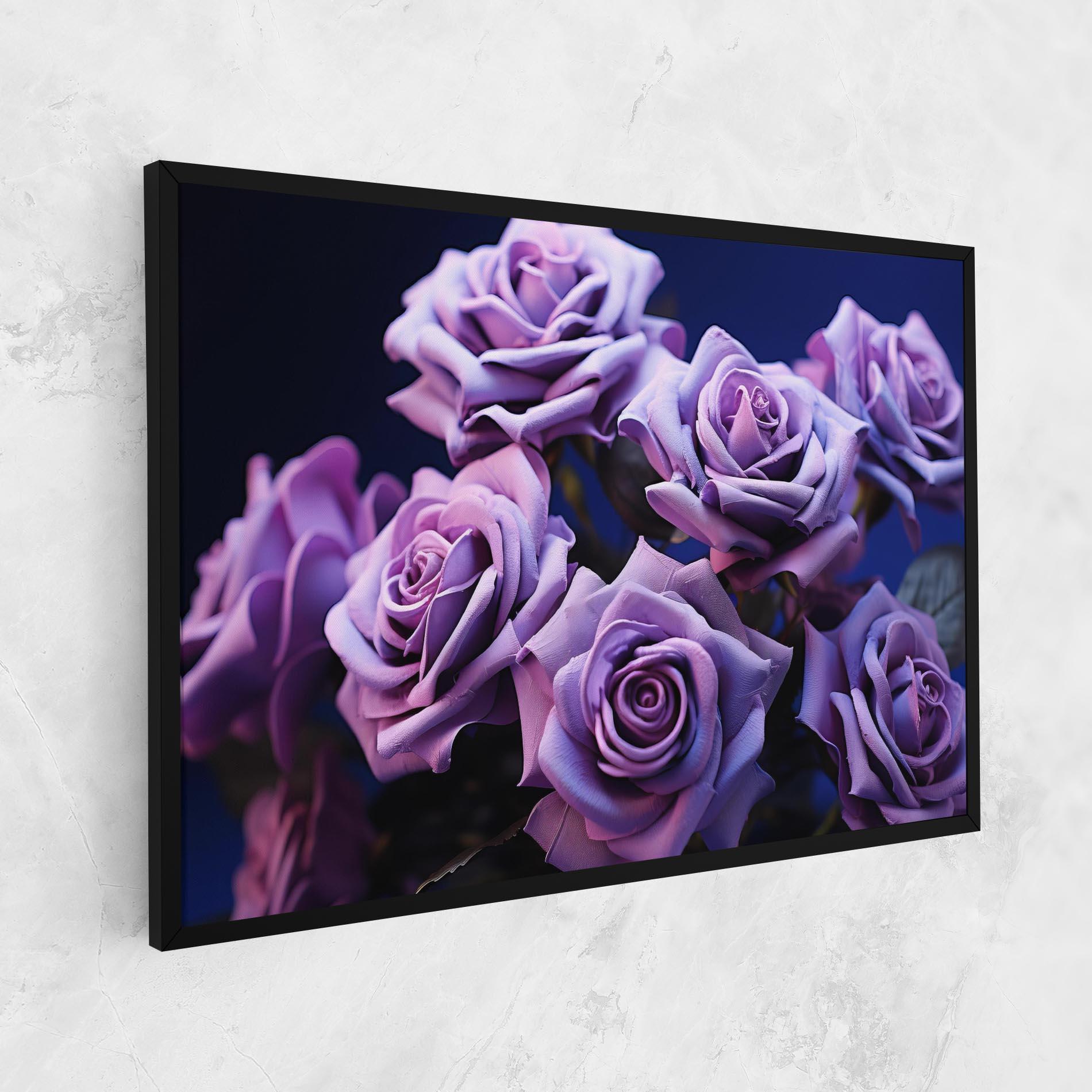 Leinwandbild Pastel Purple Rose mockup 1